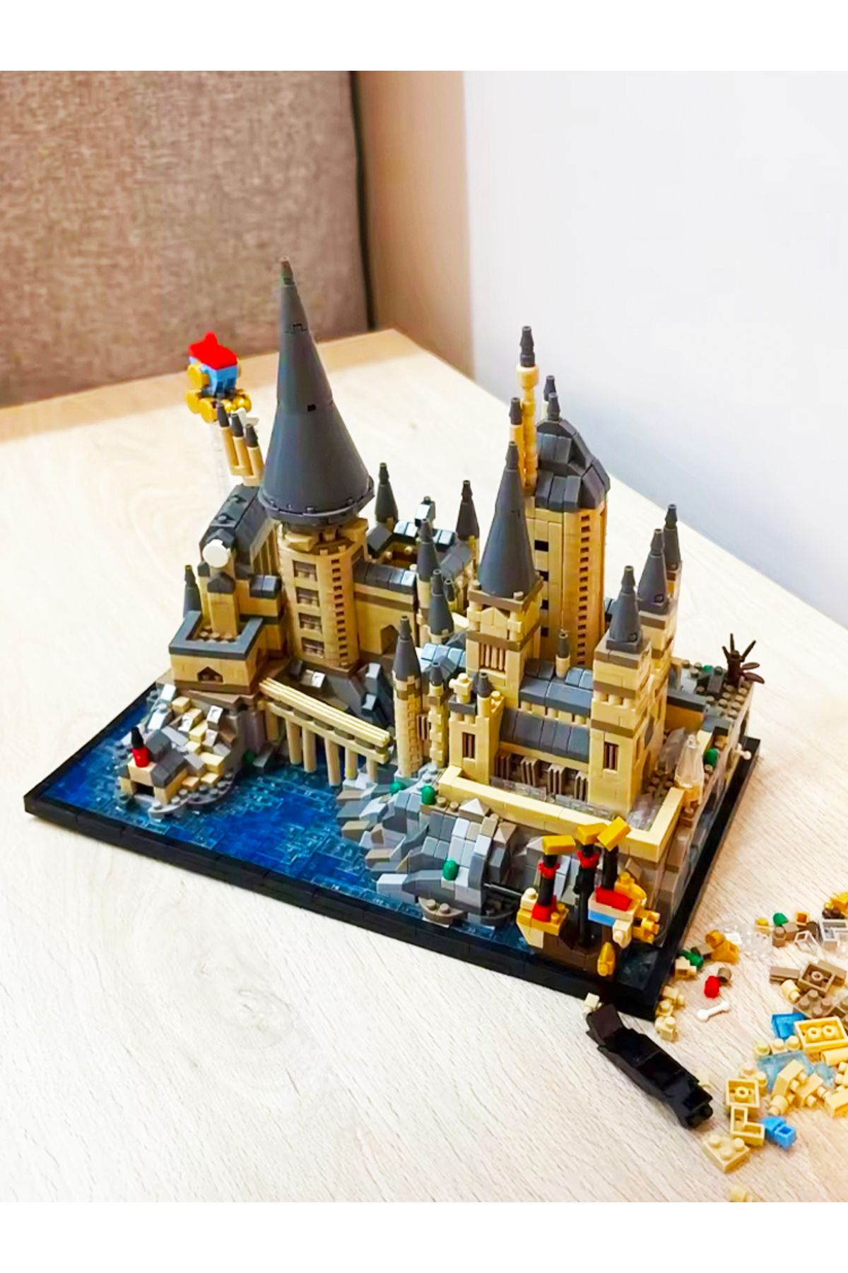 Choice-No box Magic Wizardry Castle Micro Size Building Blocks Sets Gothic Architecture DIY Bricks Model Ki 8