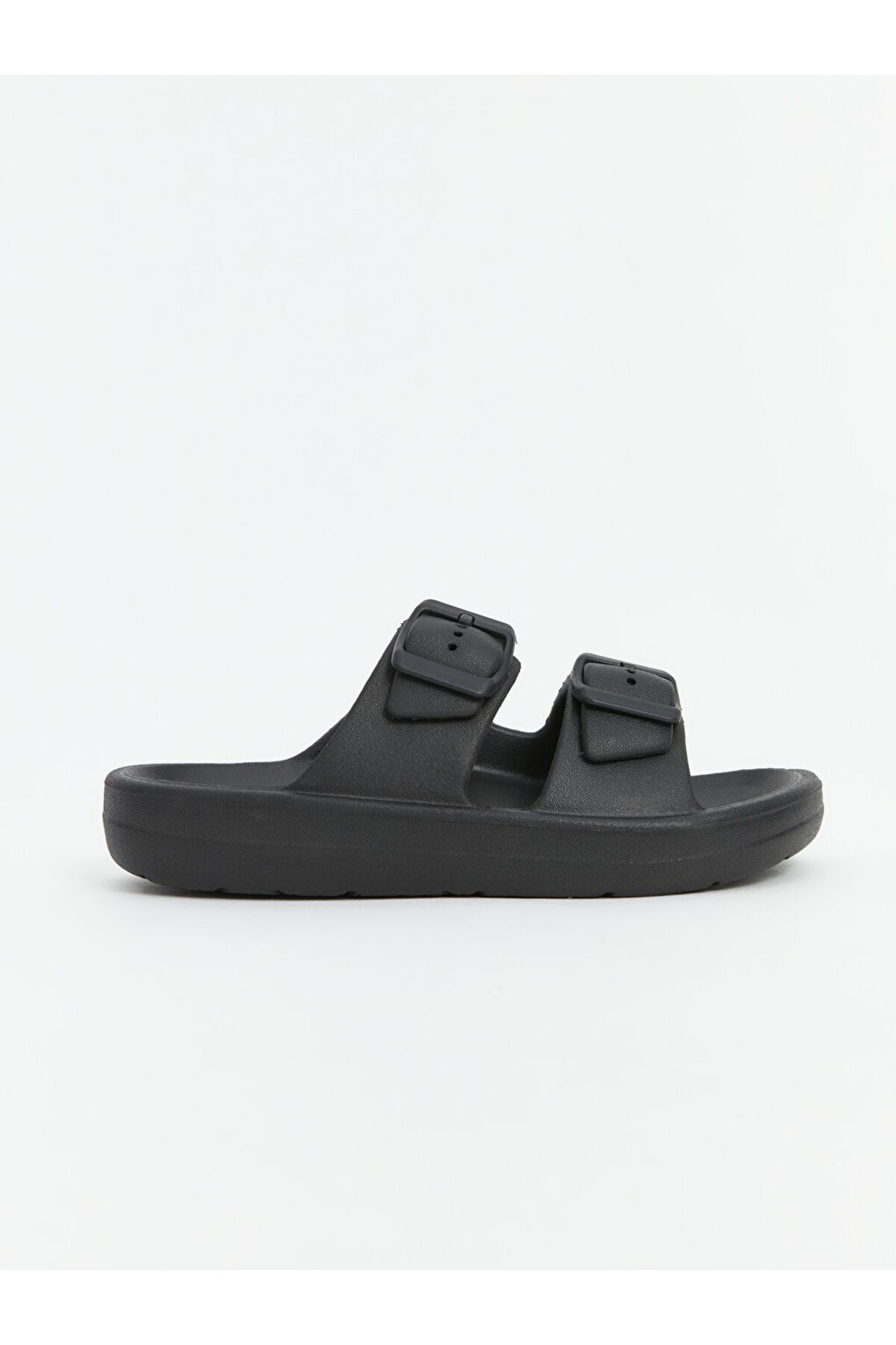 LC Waikiki-New Season Buckle Detailed Double Banded Boy's Slippers - S5If93Z4 2