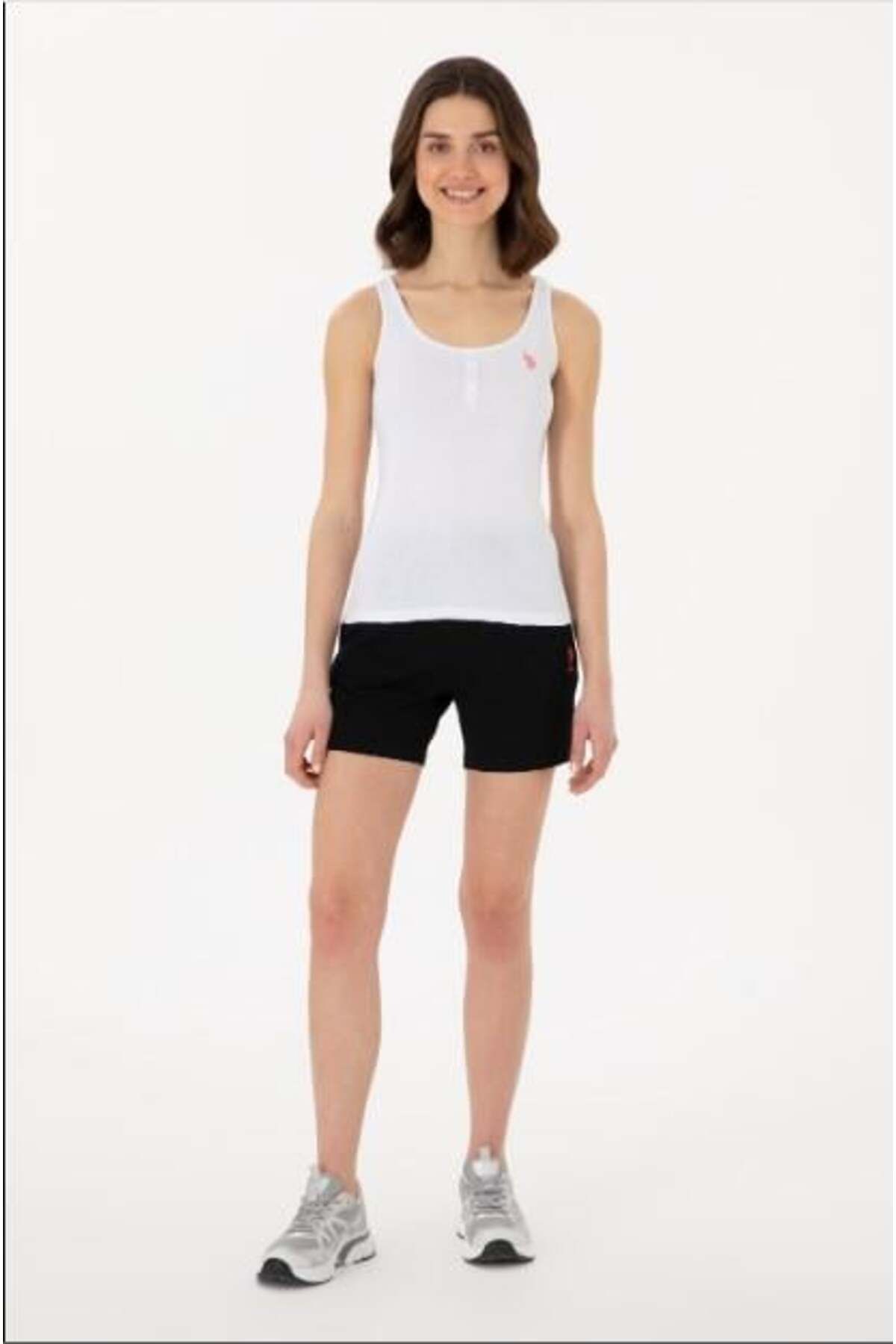 U.S. Polo Assn. USPA Kadın DOTIH25 Örme Capri Bermuda 2075799