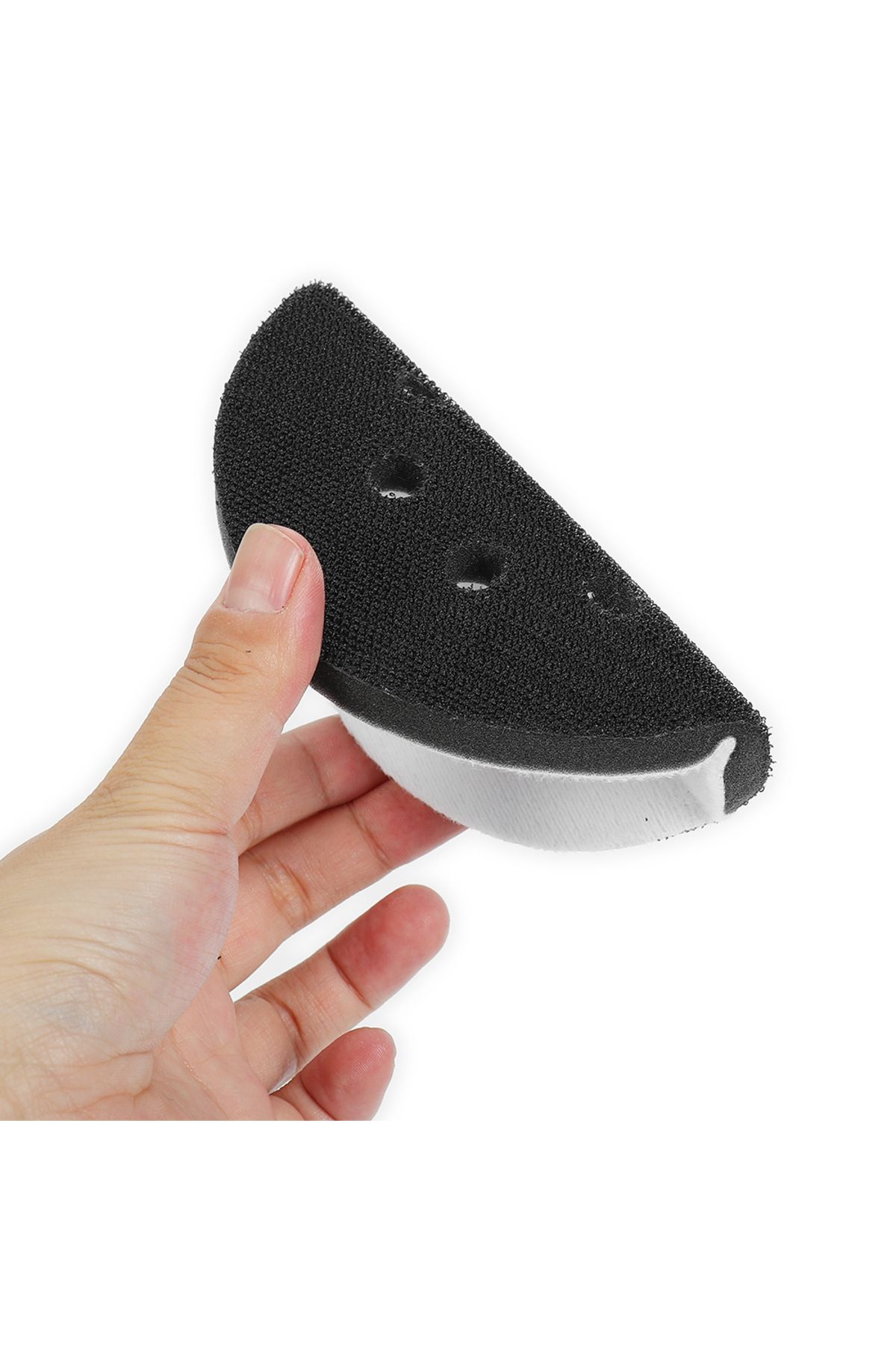 Choice-5Inch 2Pcs 5In 125mm 8-Holes Soft Sponge Interface Pad Hook & Loop Sanding Pads Backing Plate For Fe 5