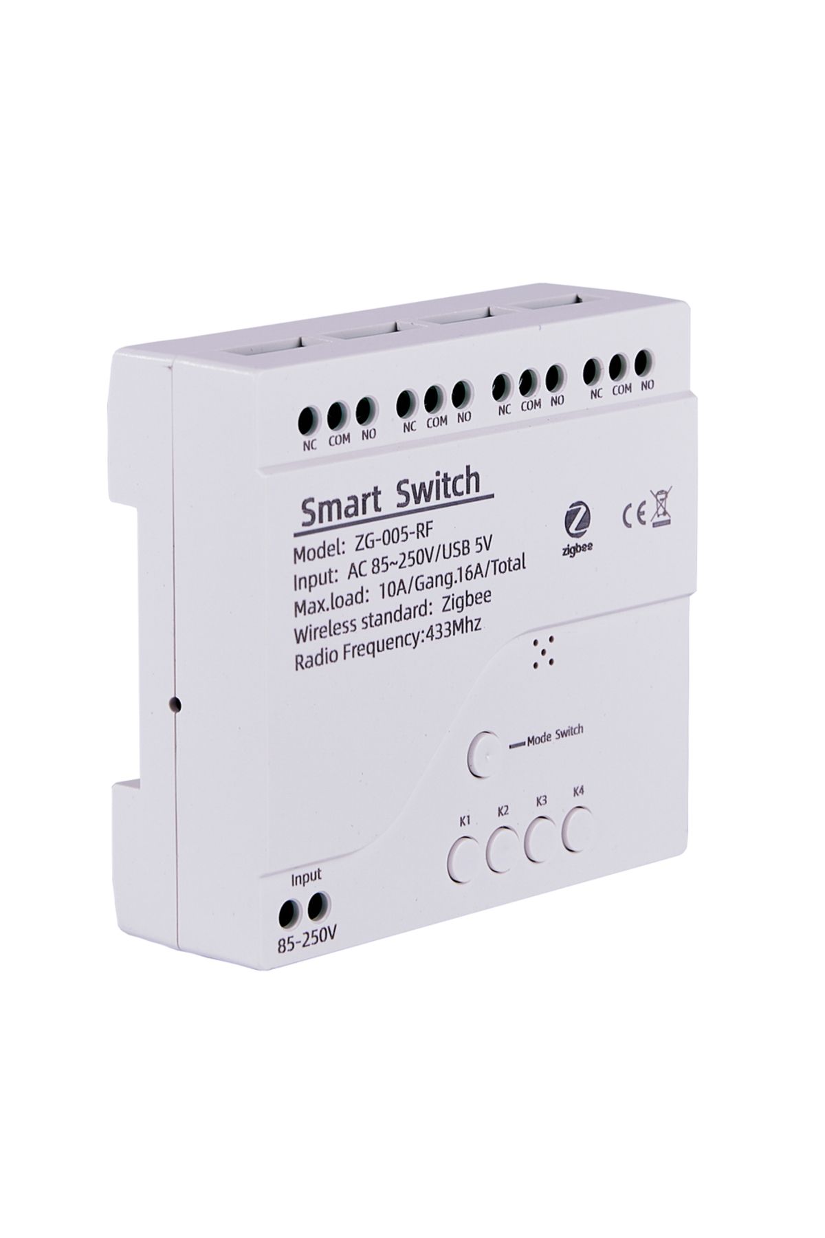 Choice-Ac85-250v 4ch Zigbee Tuya Smart Home Relay Module 85-250v Relay Ac Dc 7-32v 85-250v Works Alexa Goog 4