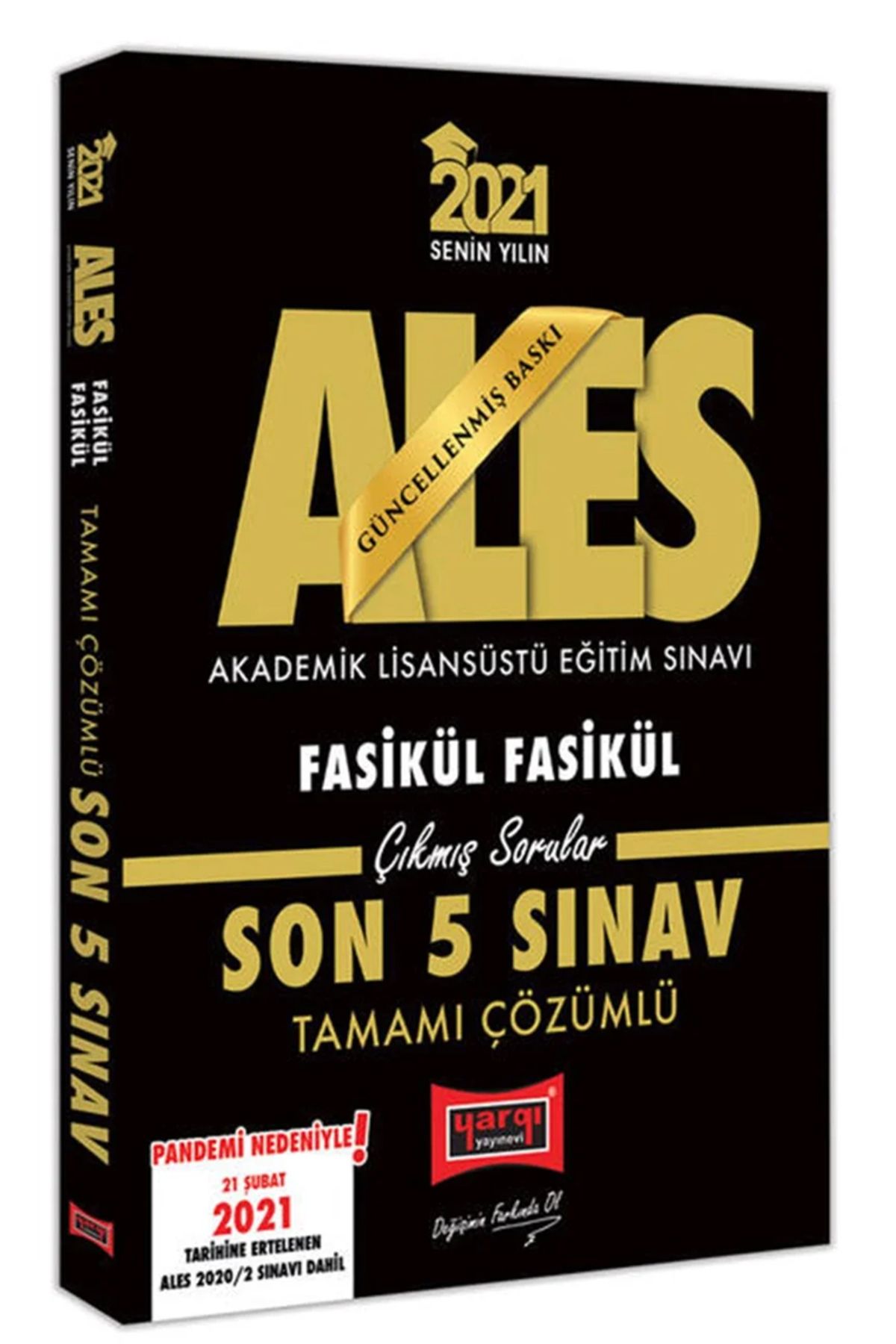 Altınpost Yayınları ALES Son 5 Sınav Tamamı Çözümlü Çıkmış Sorular