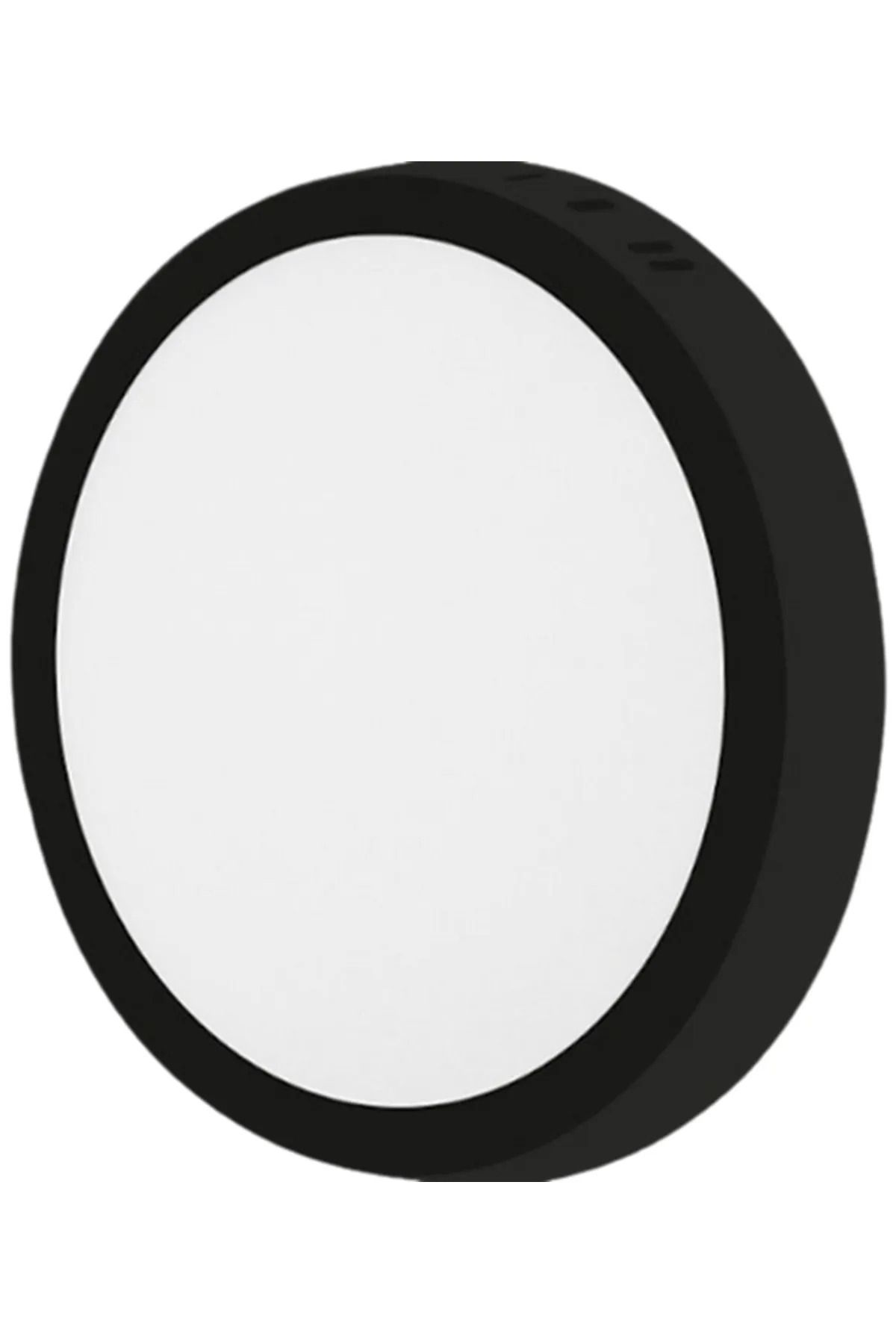 Cata CT-5235 18W Panel LED Armatür Siyah Yulvarlak Sıva Üstü Metal Kasa Beyaz Işık 6400K