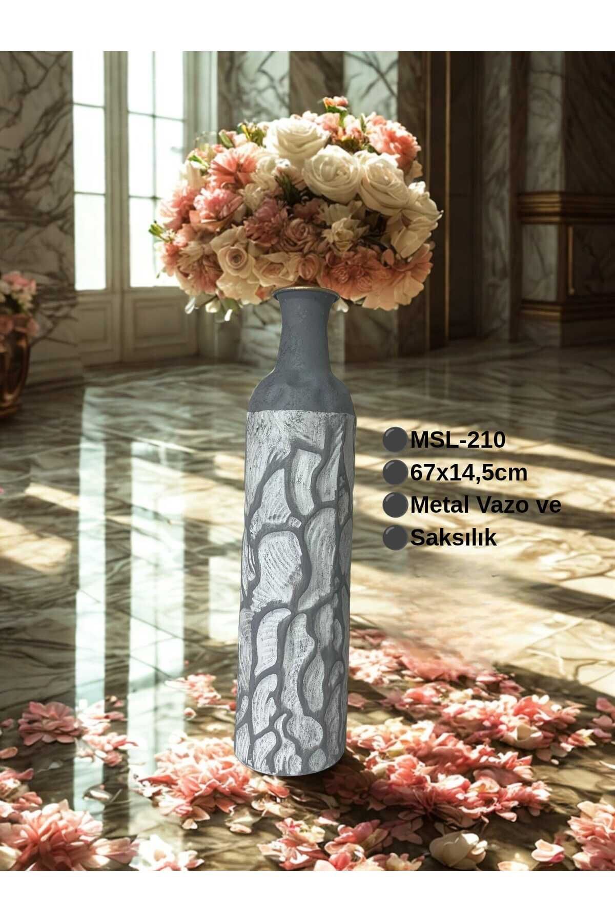 MİSALON Metal Vazo & Saksılık