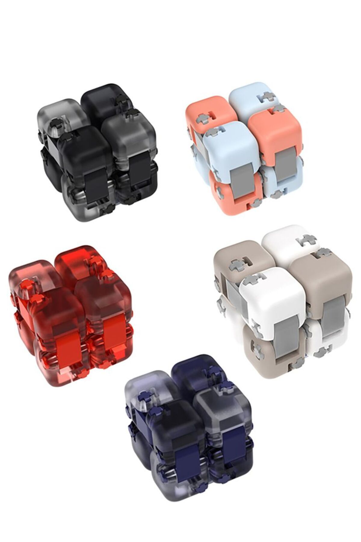 Xiaomi-random color Xiaomi Mitu Spinner Colorful Building Blocks Finger Fidget Decompression Toy Puzzle Ass 8