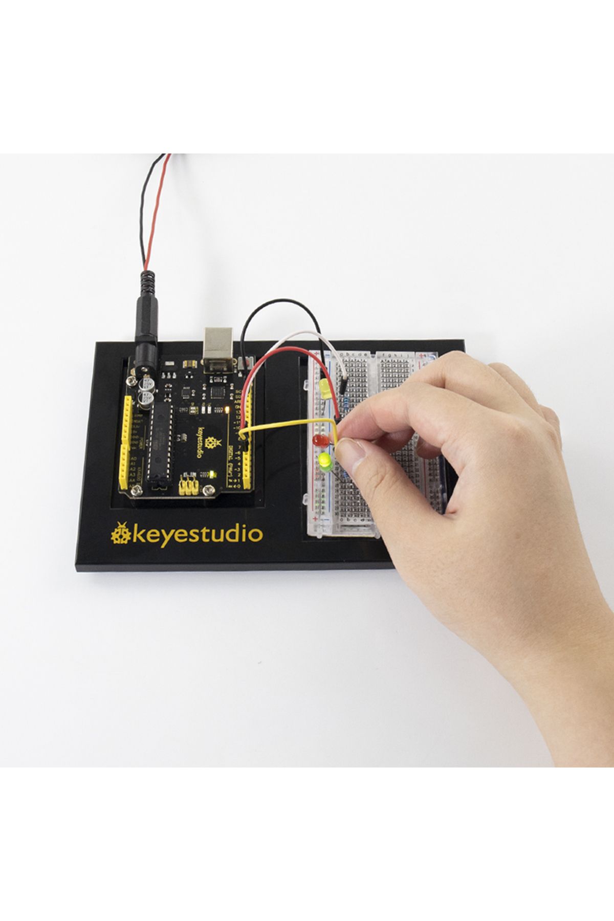 Choice-Keyestudio ABS Holder Experimental Platform Base-Plate for Arduino UNO R3 MEGA 2560 Holder 400 Po... 6