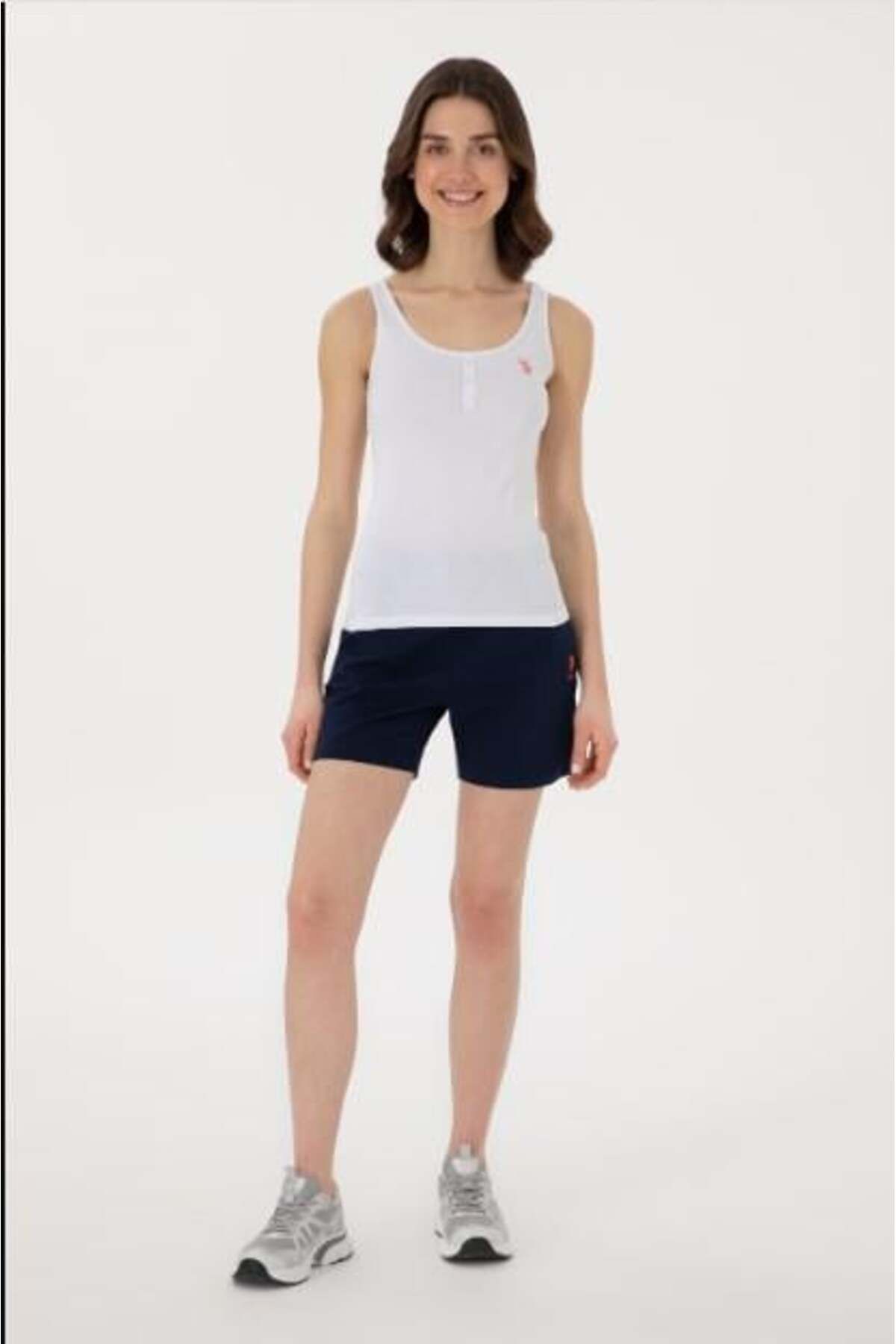 U.S. Polo Assn. USPA Kadın DOTIH25 Örme Capri Bermuda 2075799