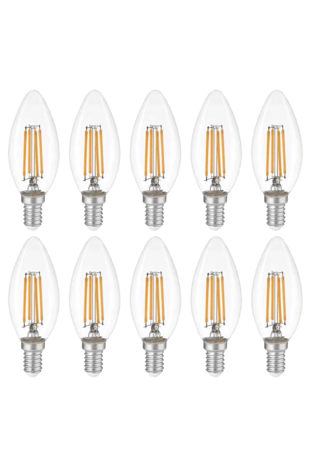 Heka 10'lu Rustik Led Ampul 8w 3000k E14 (gün Işığı)
