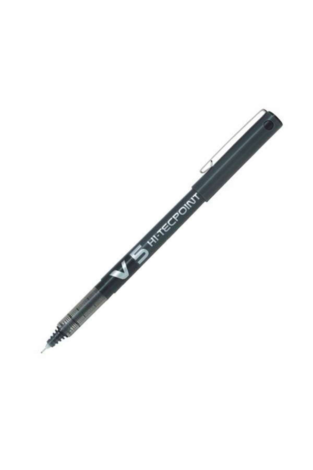 Pilot V5 Hi-Tecpoint Kalem Siyah