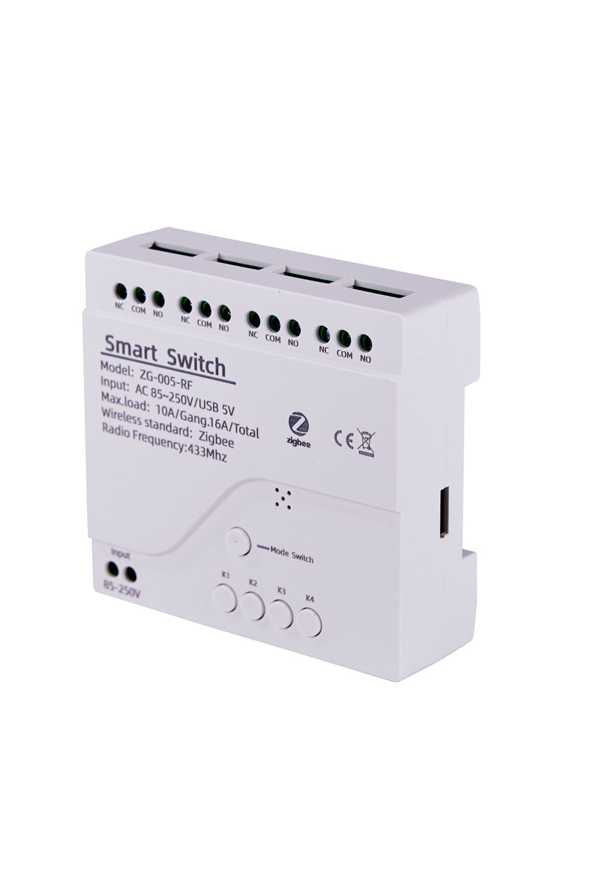 Choice-Ac85-250v 4ch Zigbee Tuya Smart Home Relay Module 85-250v Relay Ac Dc 7-32v 85-250v Works Alexa Goog 2