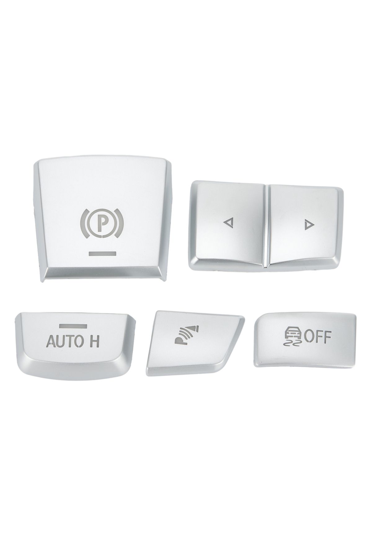 Choice-5pcs Handbrake Variable Speed Panel Side Switch P Button Cover Car Handbrake Button For BMW 5 6 S... 8