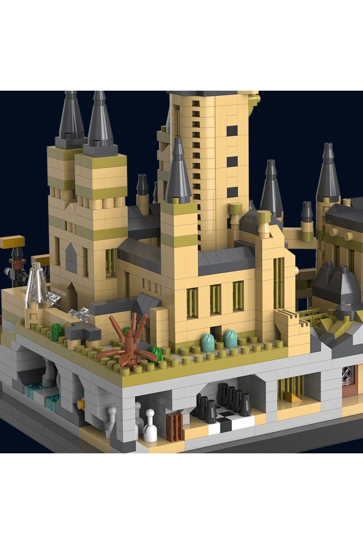 Choice-No box Magic Wizardry Castle Micro Size Building Blocks Sets Gothic Architecture DIY Bricks Model Ki 6