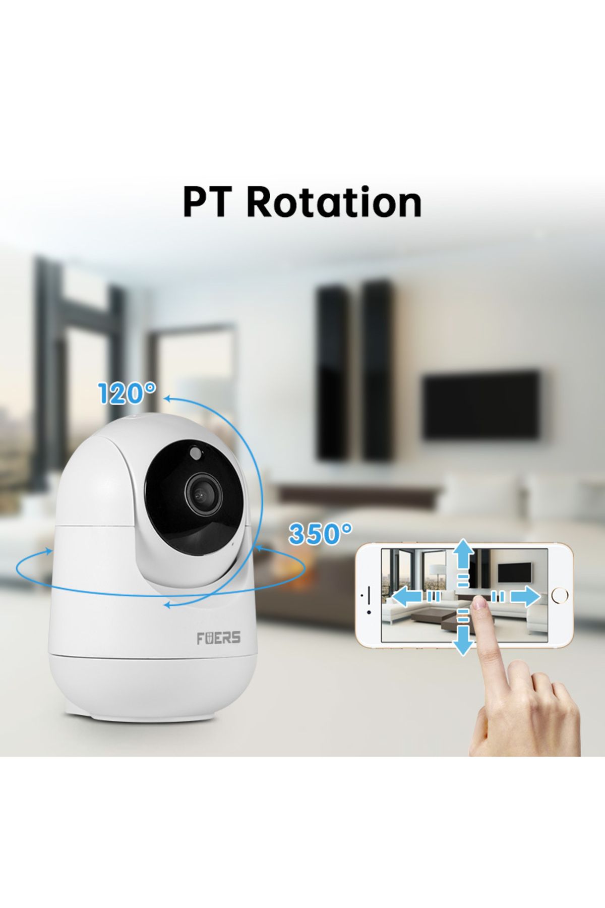 Choice-كاميرا مراقبة لاسلكية داخلية Tuya Smart Home بدقة 8 ميجابكسل مع 128 جيجابايت من الطاقة ومقبس الاتحاد الأوروبي بدقة 5 ميجابكسل وواي فاي A 4