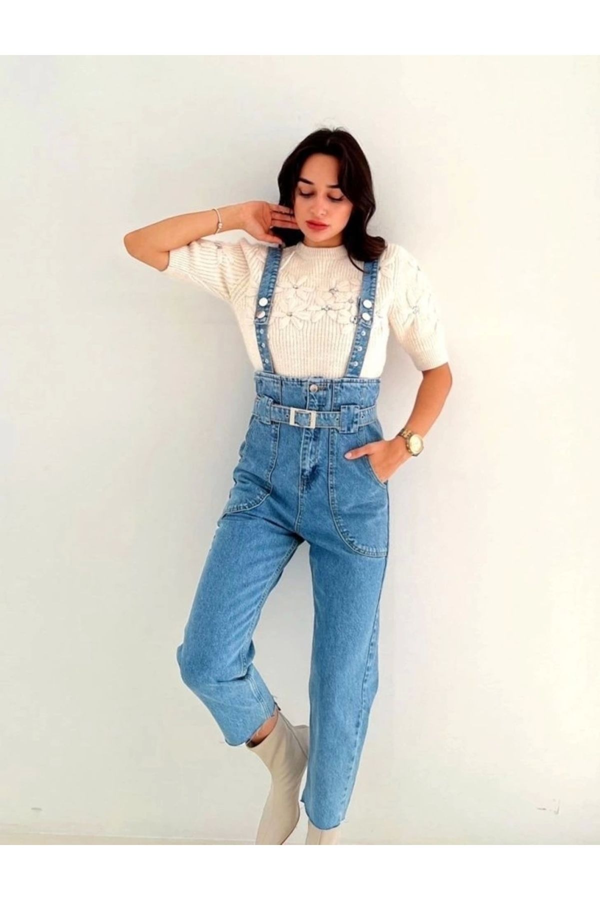 Butik 7015 KOT SALOPET-MAVİ
