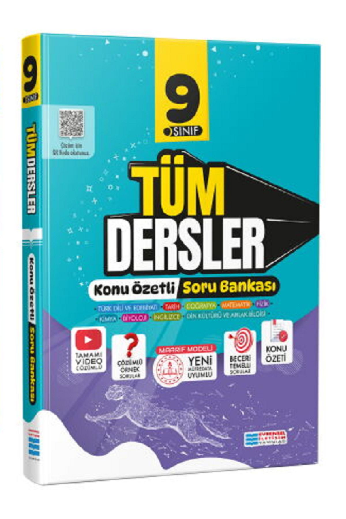 Efsane Yayınları 9.Sınıf Evrensel İletişim Tüm Dersler Soru Bankası / Çözümlü Örnek Sorular - Konu Özetli Soru