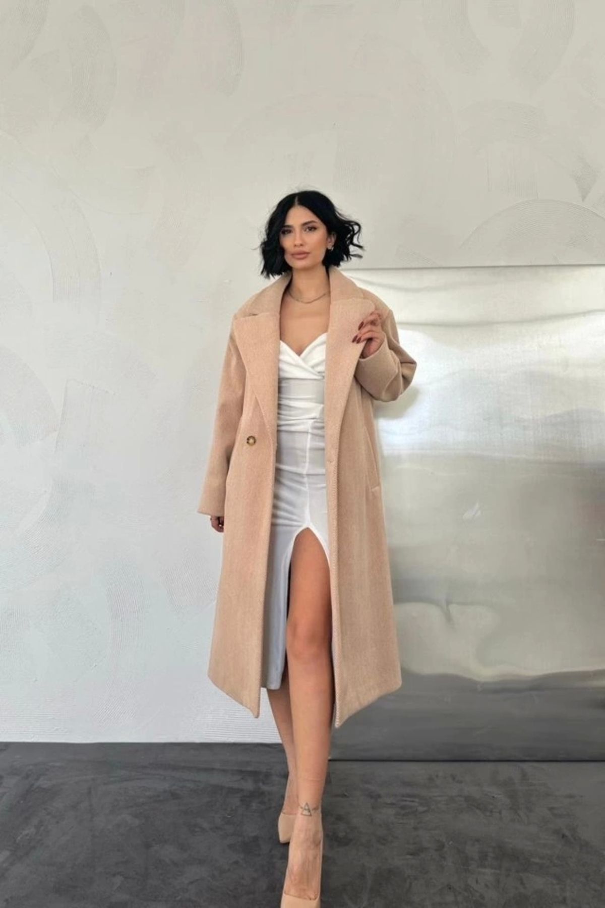 Butik Camel Uzun Kaban
