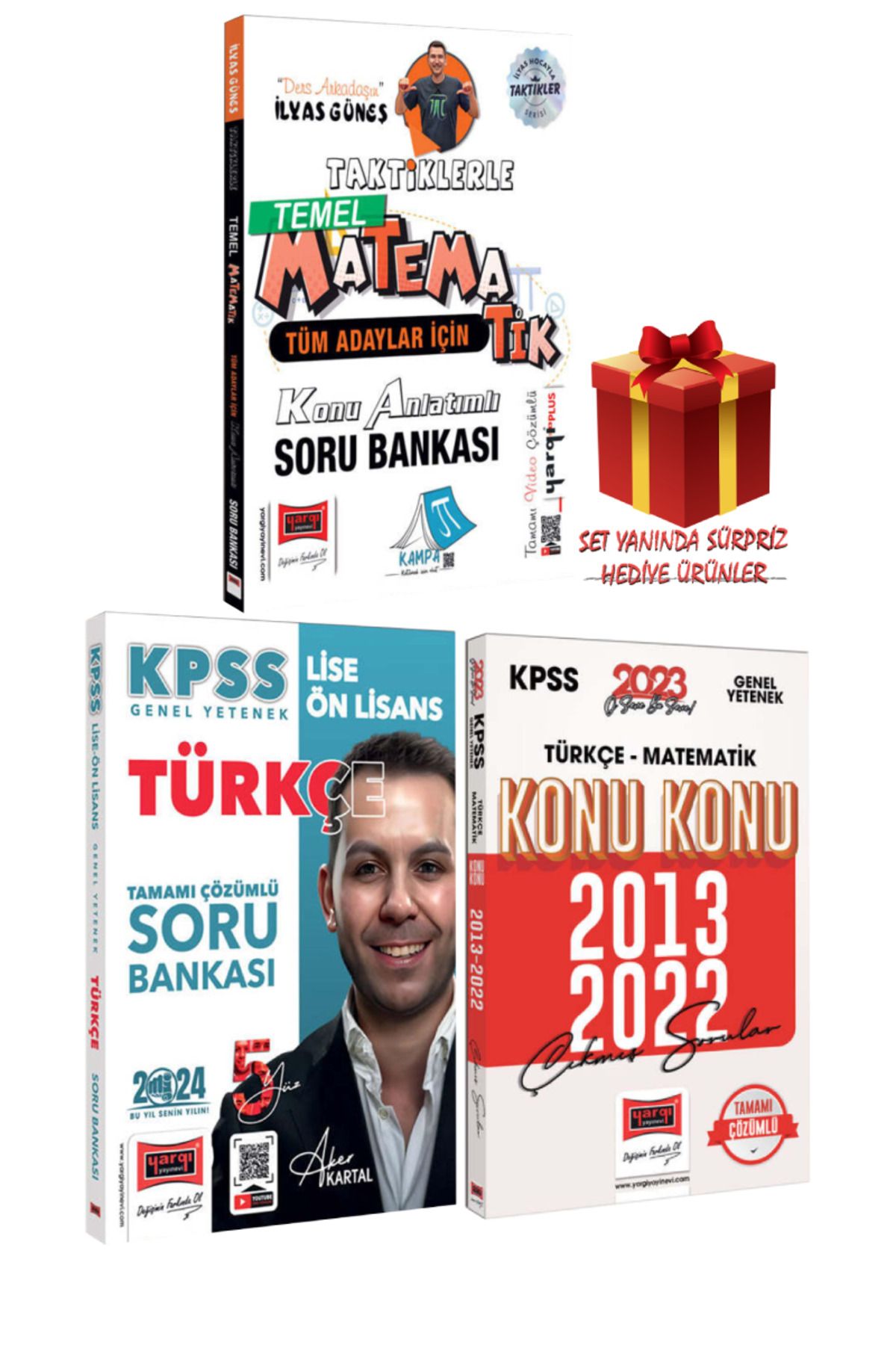 Yargı Yayınları İlyas Güneş Taktiklerle Matematik Konu Anlatımlı Soru Bankası+ KPSS Türkçe Matematik Çıkmış Sorular