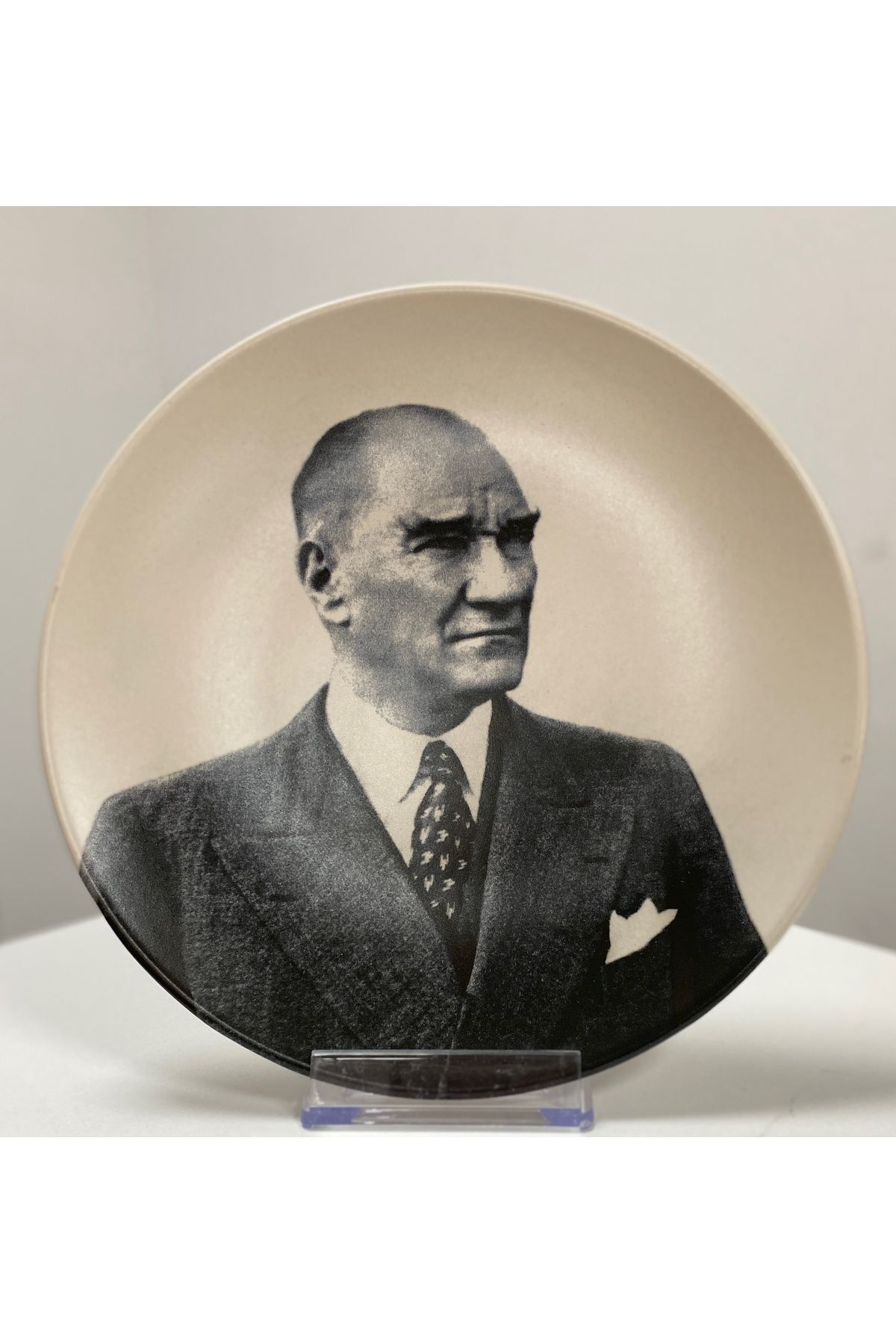 SerenityHaven 20 cm Atatürklü Tabak
