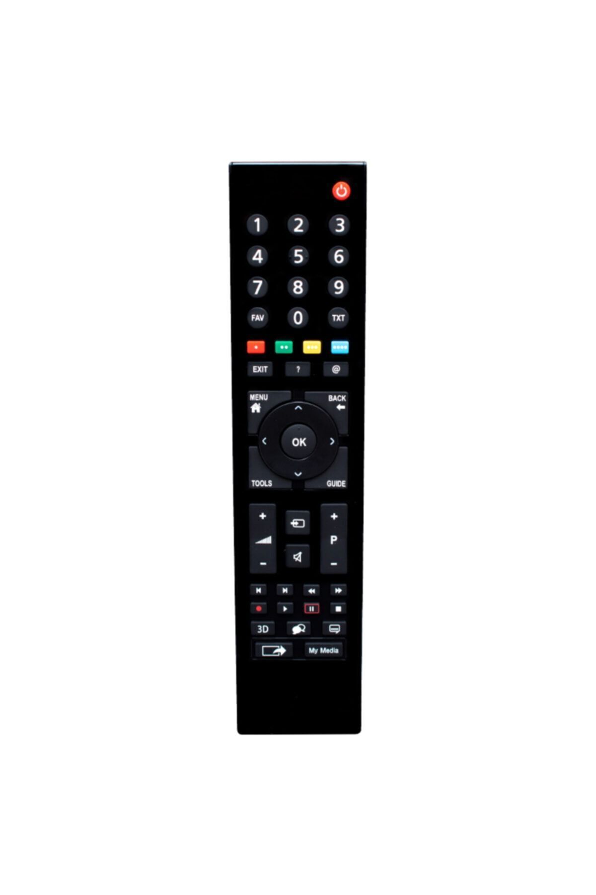 ÖZ BEYAZ EŞYA Kl Arçelik-beko 3d Tuşlu Lcd-led Uyumlu Tv Kumanda (rc3214802/01- S1187r-1)
