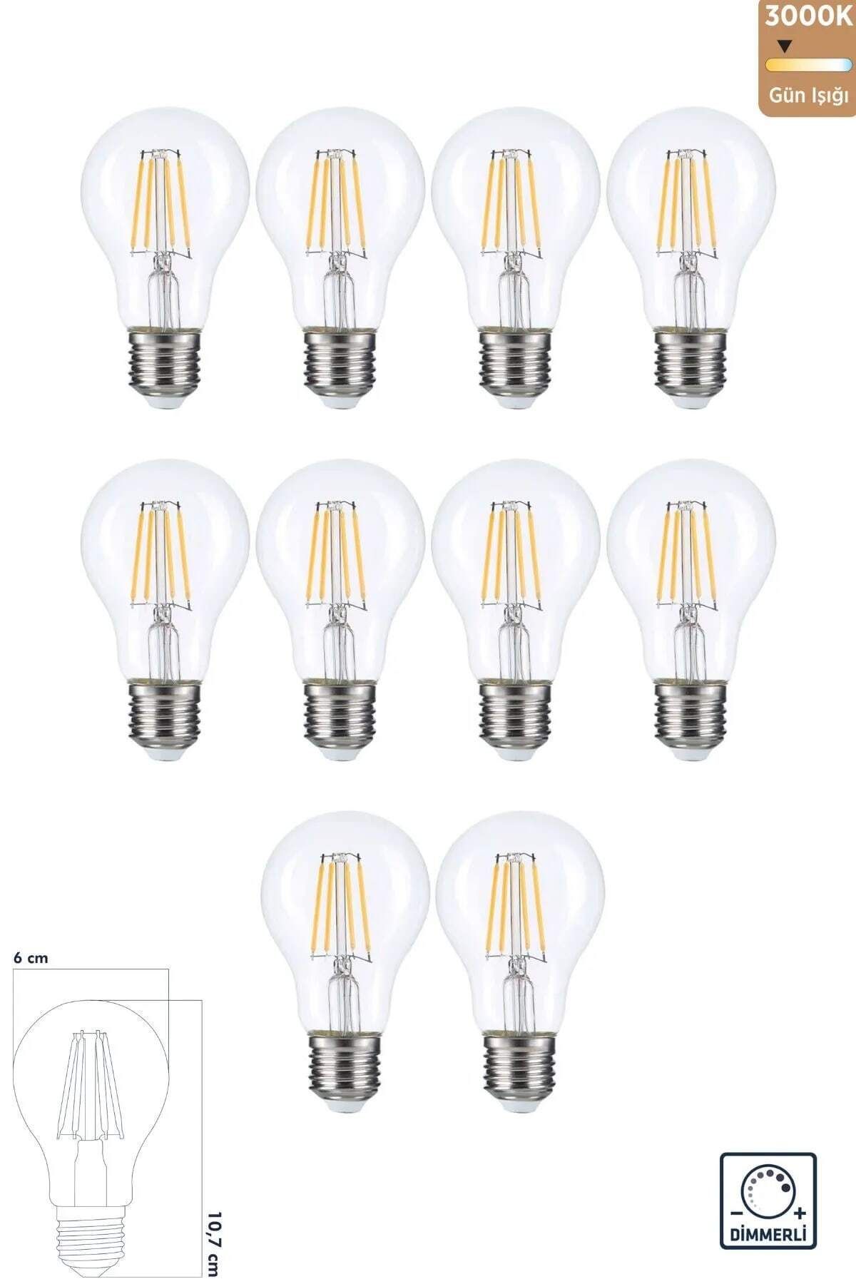 Heka Led Filament Rustik Ampul E27 8W 3000K Gün Işığı ERD-252