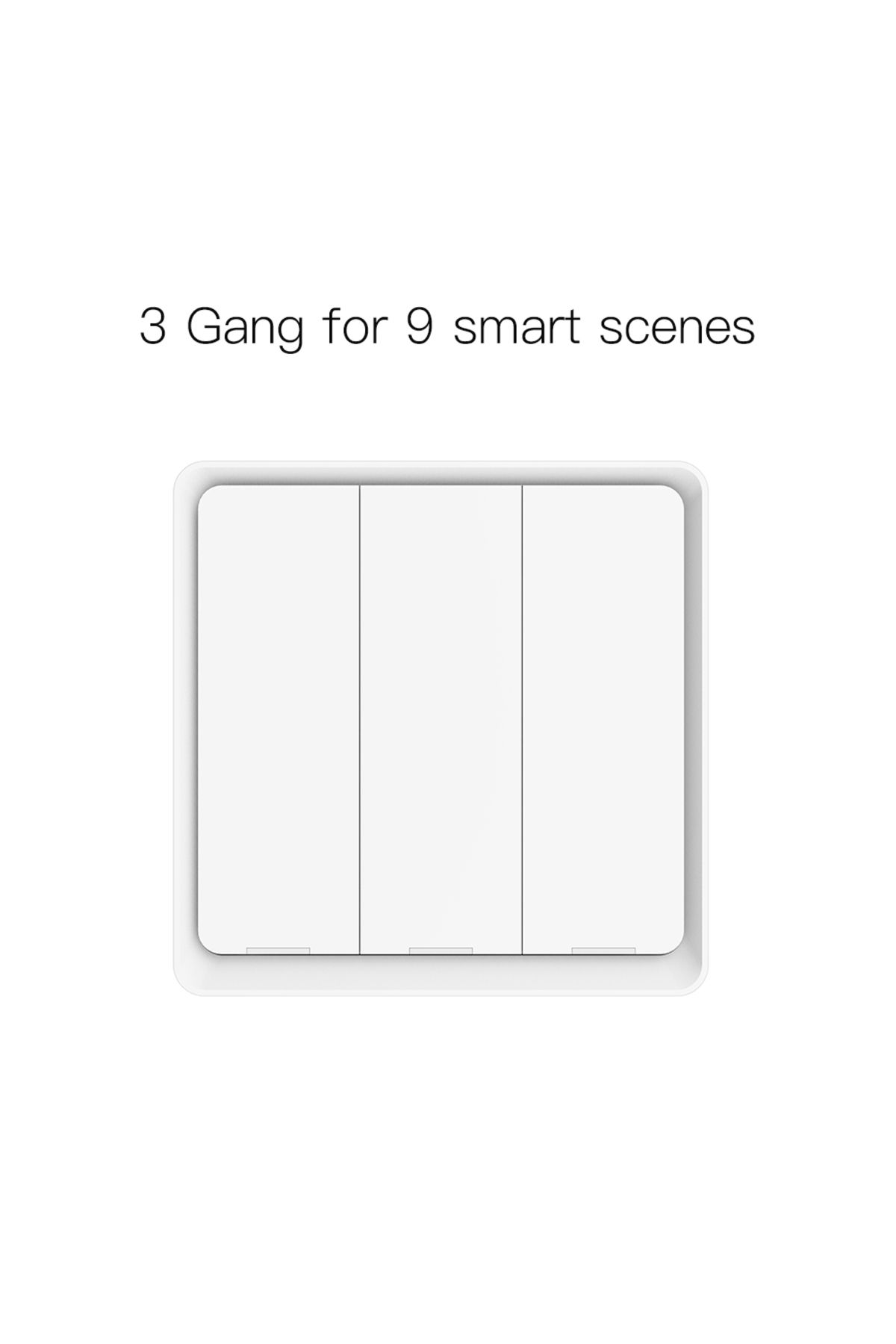 MoesHouse-3 Gang Scene Switch Moes ZigBee Wireless Scene Switch 12 control modes Handheld Push Button 2MQTT Se 1
