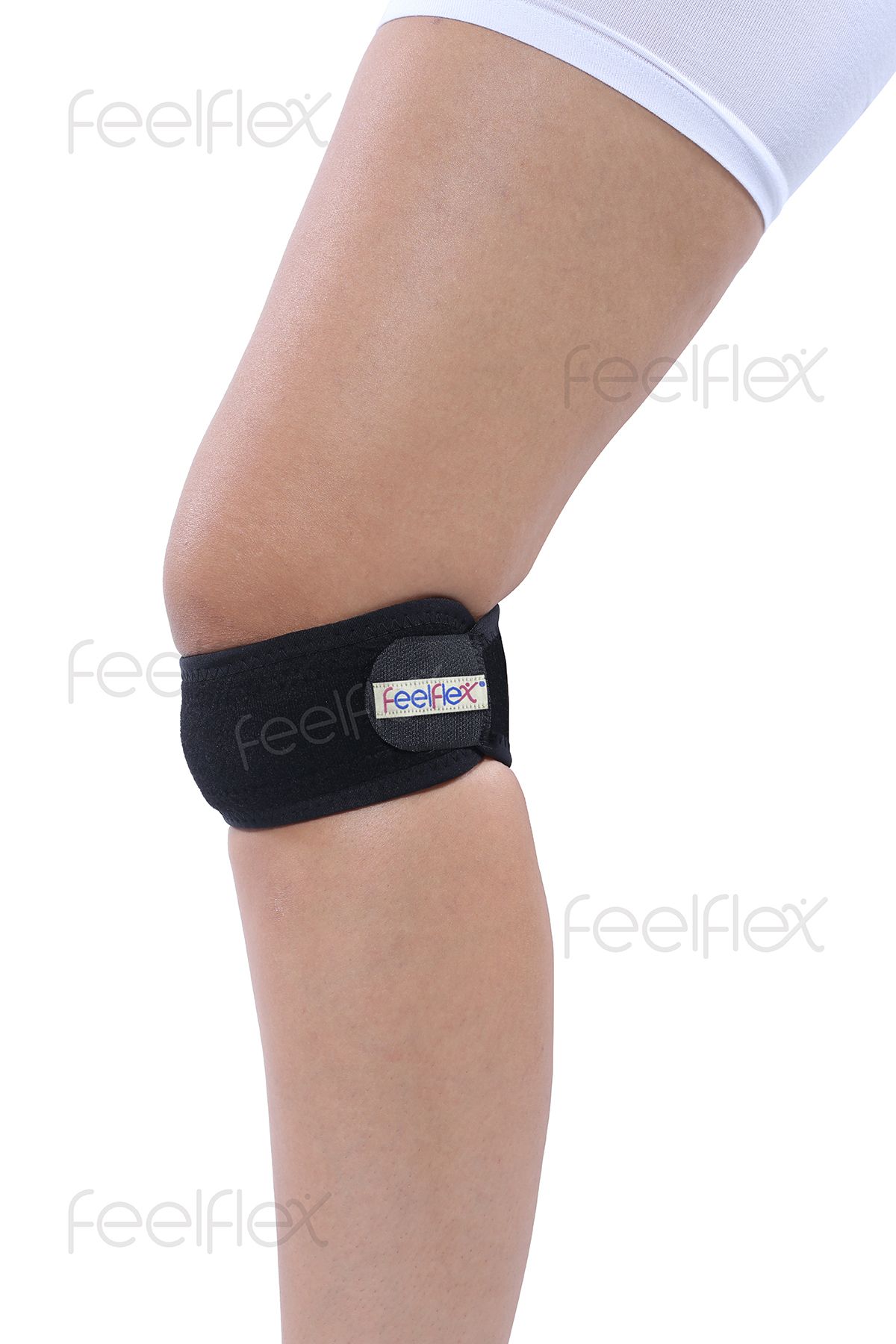 Feelflex için Ayarlanabilir Diz Kapağı Patella Tendon Destekleyici Dizlik, Futbolcu, Basketbolcu