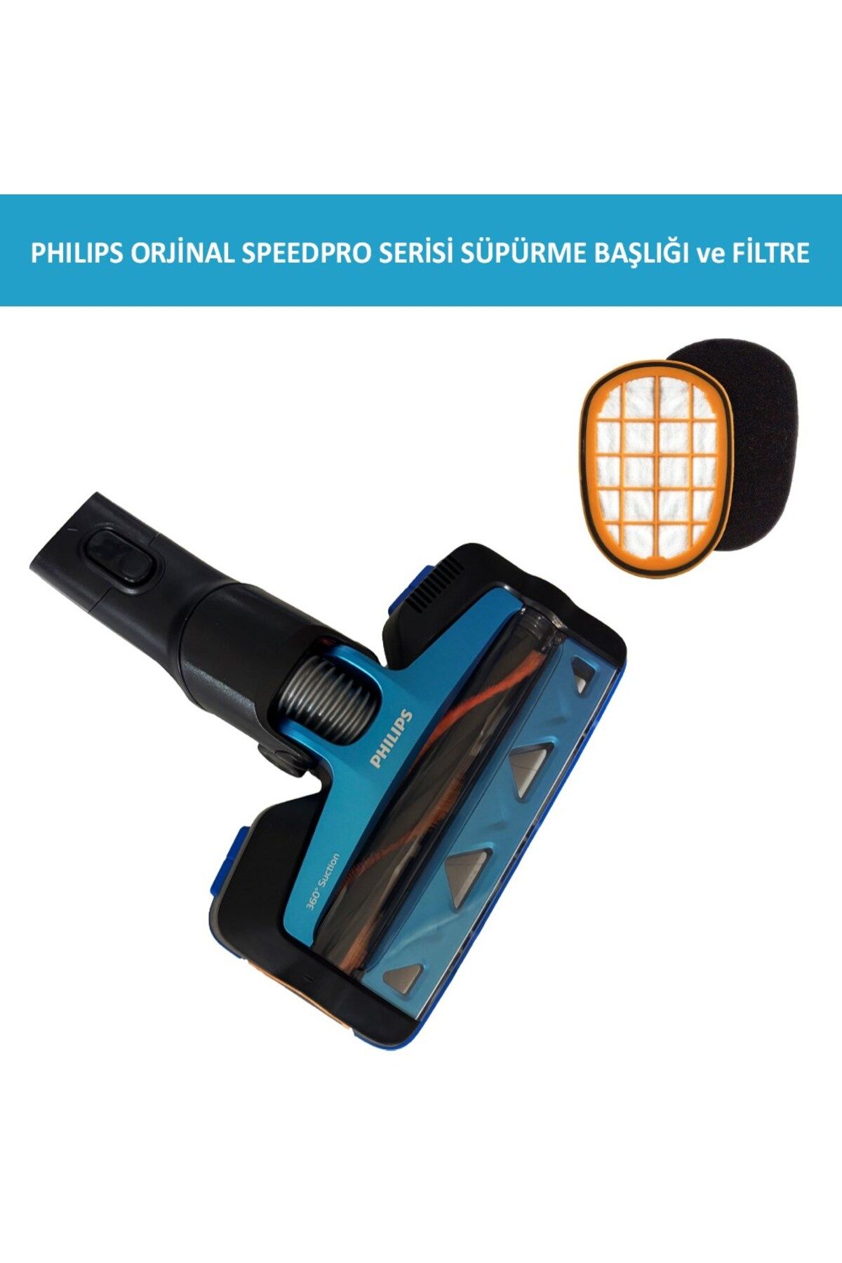 Paparca Philips 7000 serisi Uyumlu SpeedPro Başlık ve Filtre