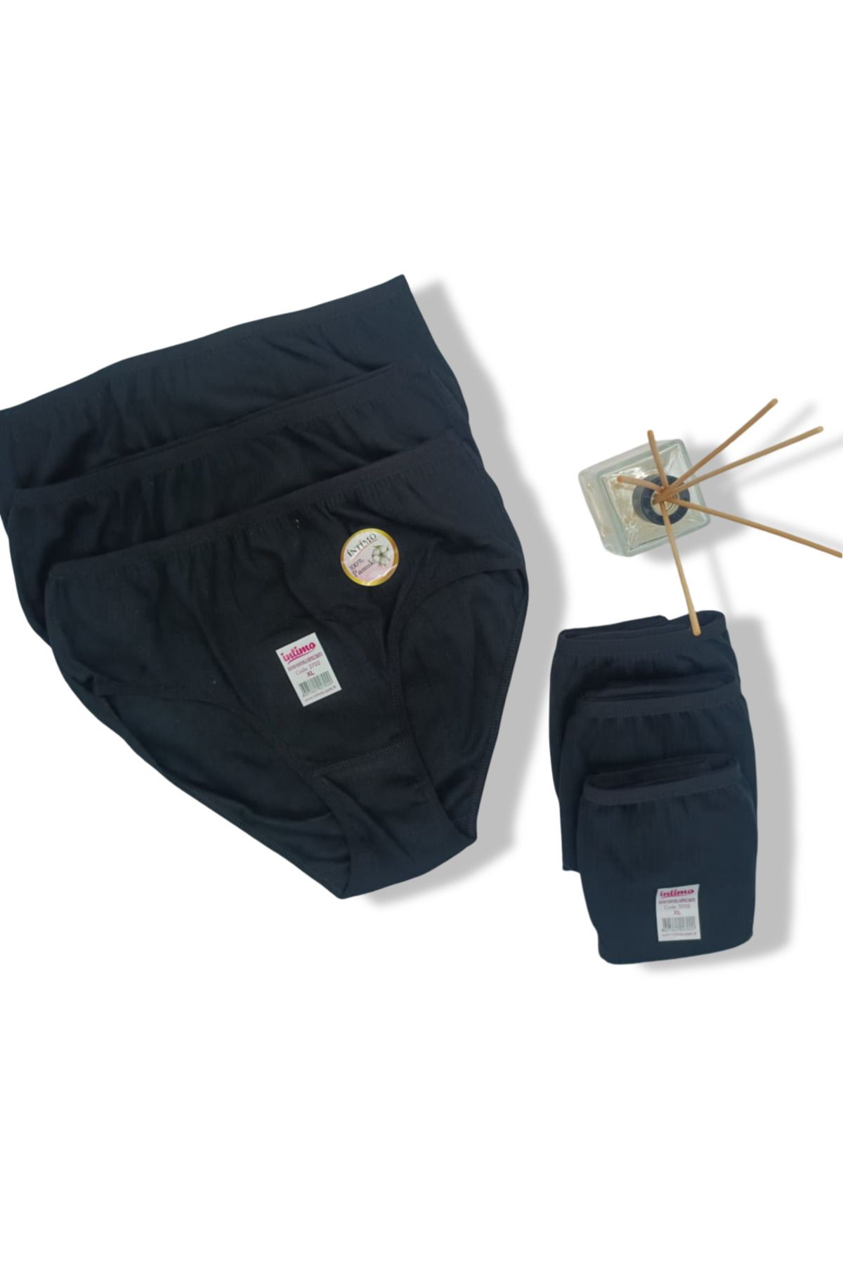 BEYAZTOPTAN %100 COTTON KADIN RAPORLU BİYELİ 6'LI YÜKSEK BEL BATO