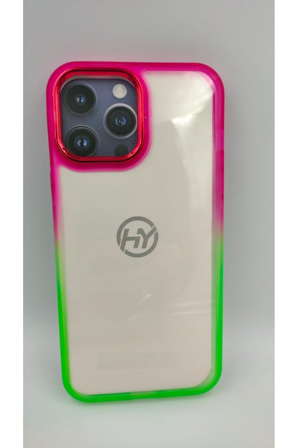 Generic-Clear Soft Case Compatible with iPhone 11 PRO with Gradient Color Contrast Edge Style 1