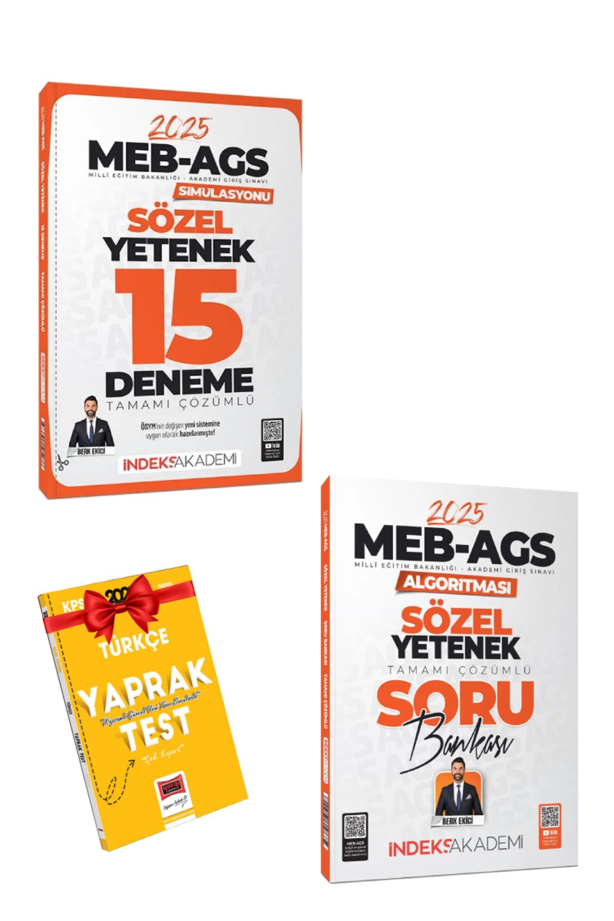 İndeks Akademi 2025 İndeks Akademi MEB AGS Sözel Denemeler+MEB AGS Sözel Yetenek Soru Bankası