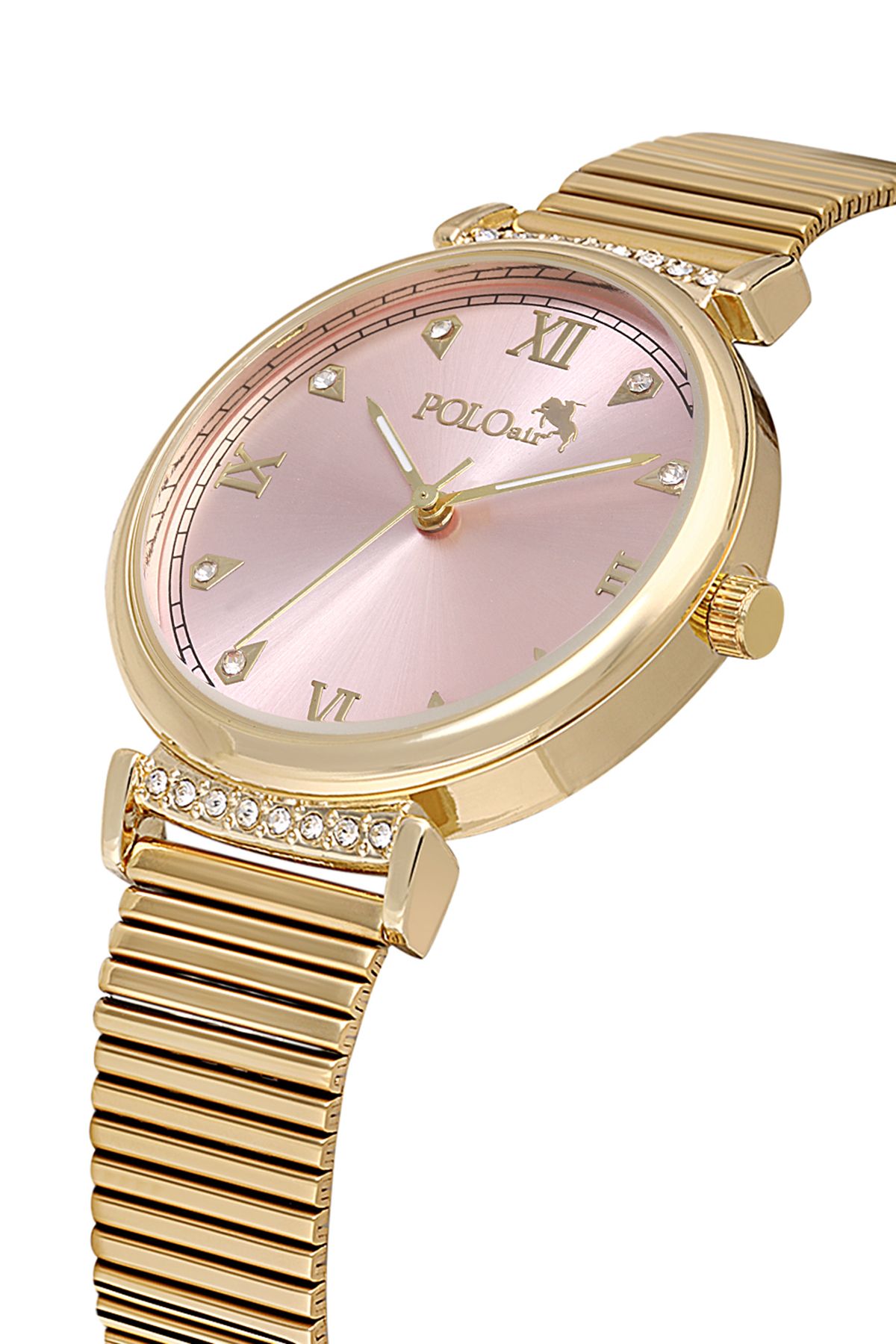 Polo Air Klasik Kadın Kol Saati Gold Pembe Renk PL-1554B10x