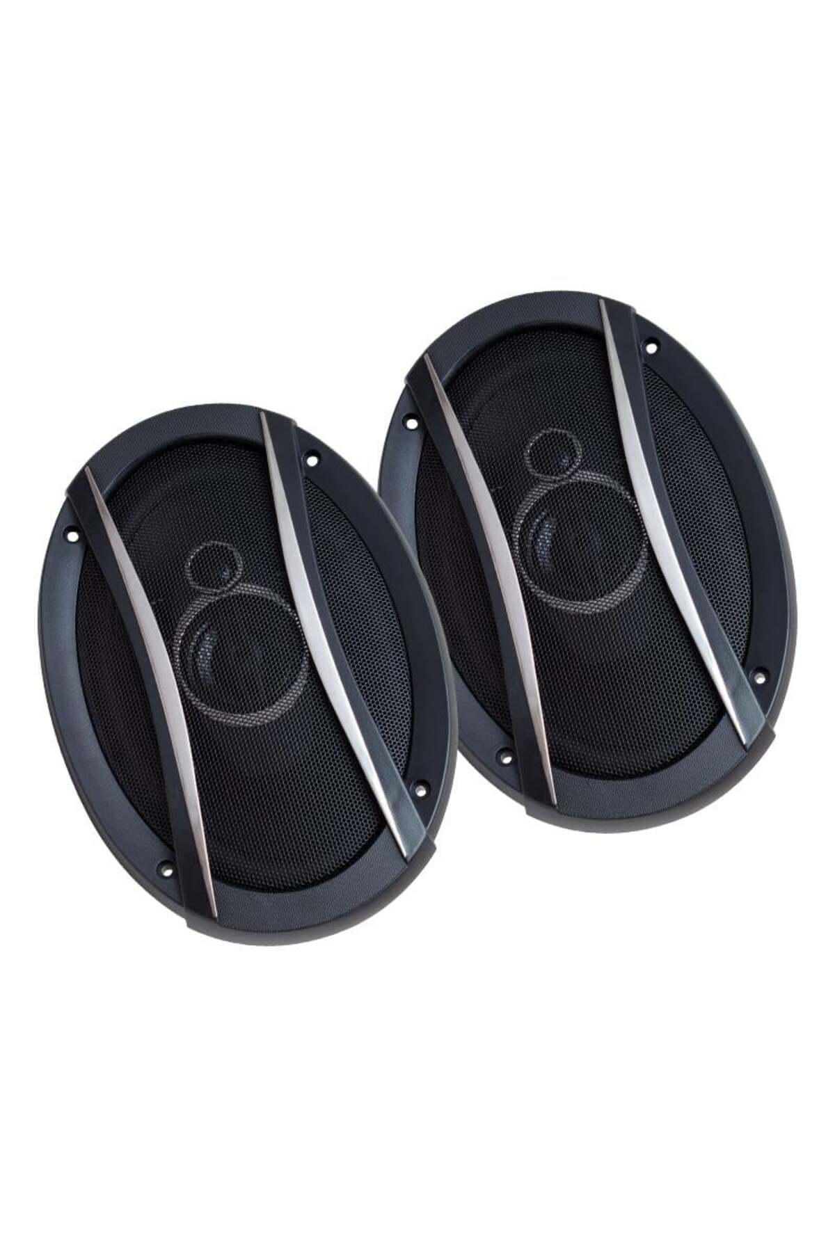 LEONE HR-6935TW 1250 Watt 6 X 9 Kapaklı Çiftli Takım Oval Hoparlör