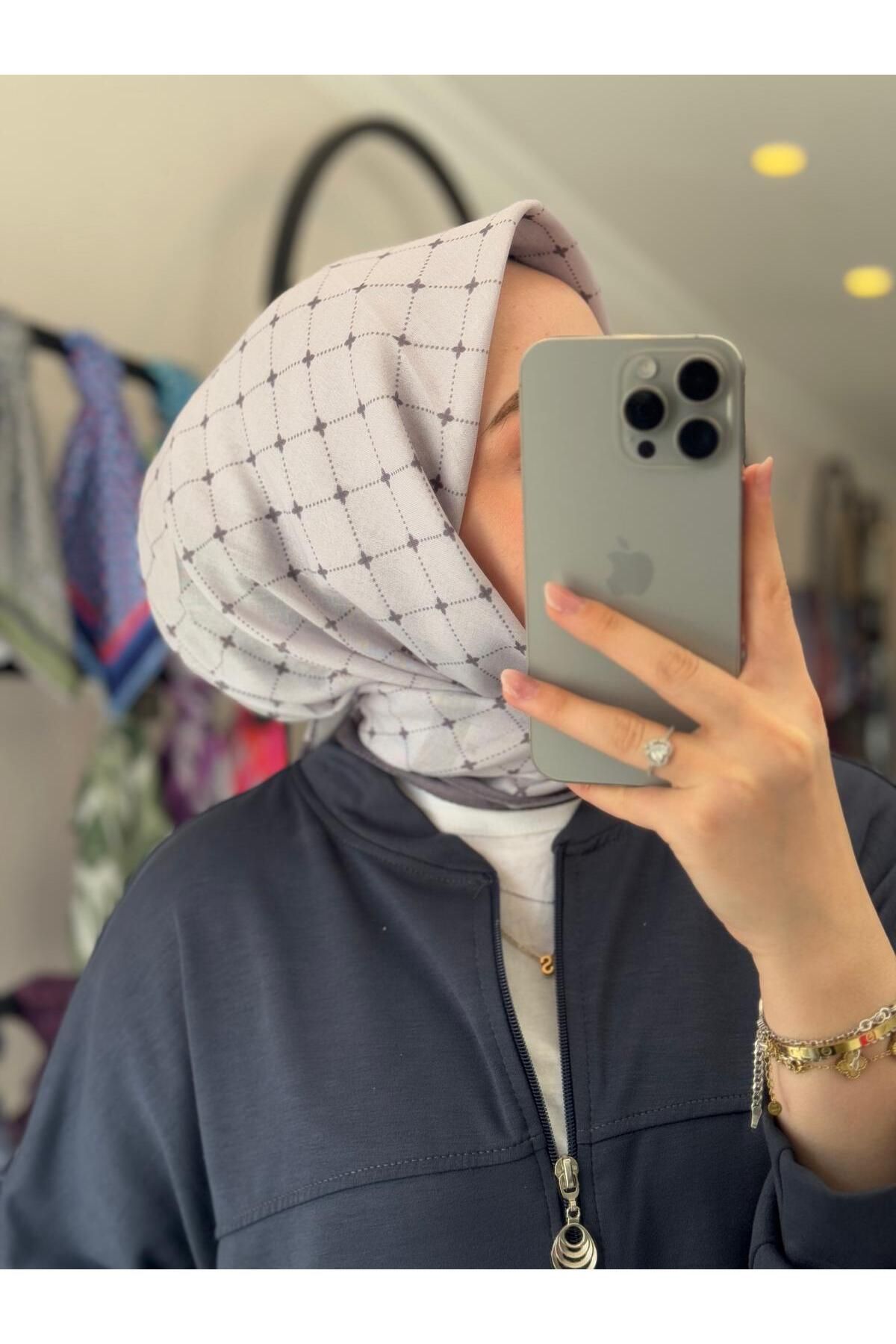 MONOOR YONCA DESEN SOFT EŞARP
