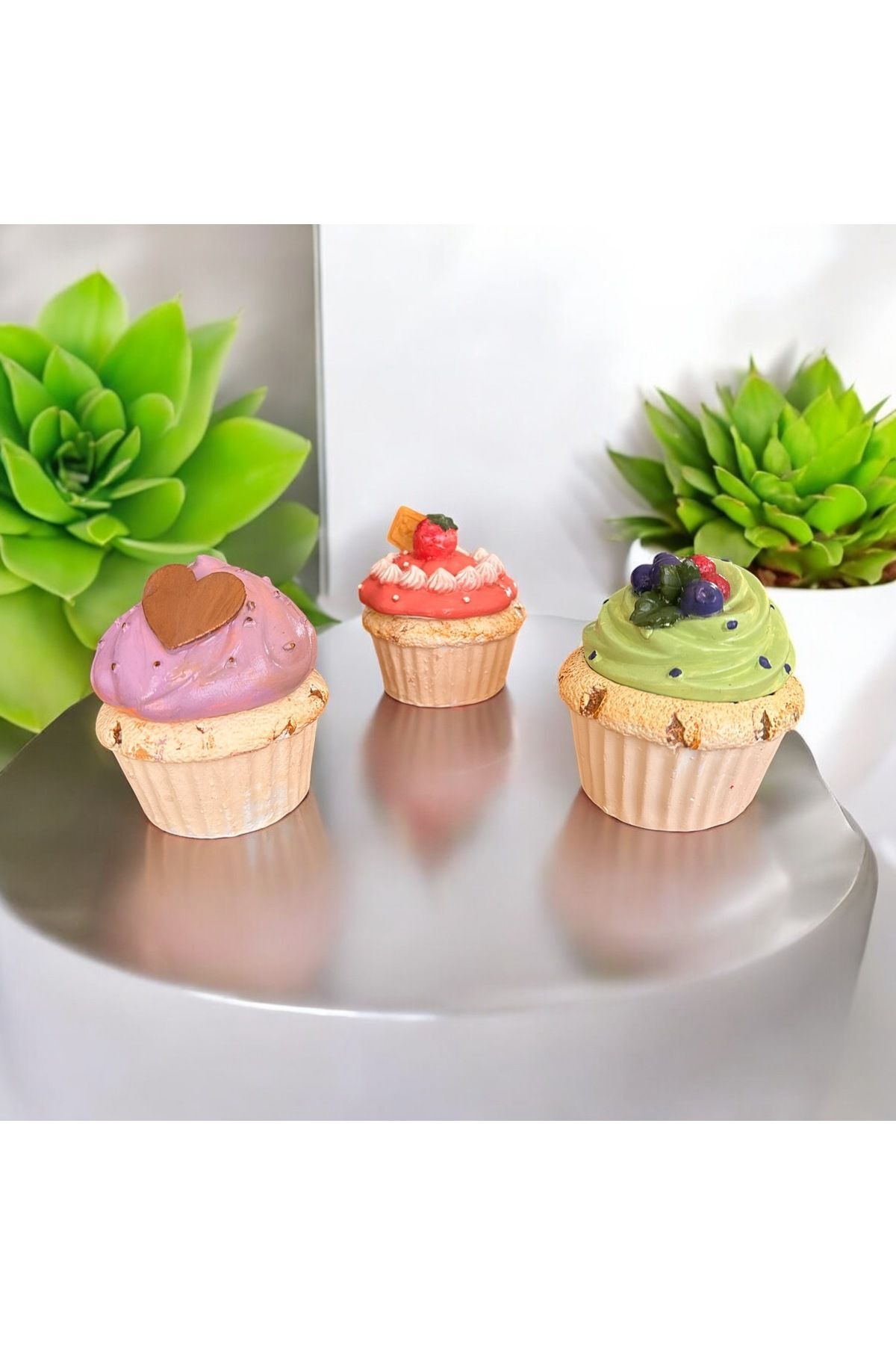 SerenityHaven Cupcake Kutular, Dekoratif kutu, Mutfak Dekorasyon, Mini Saklama Kabı