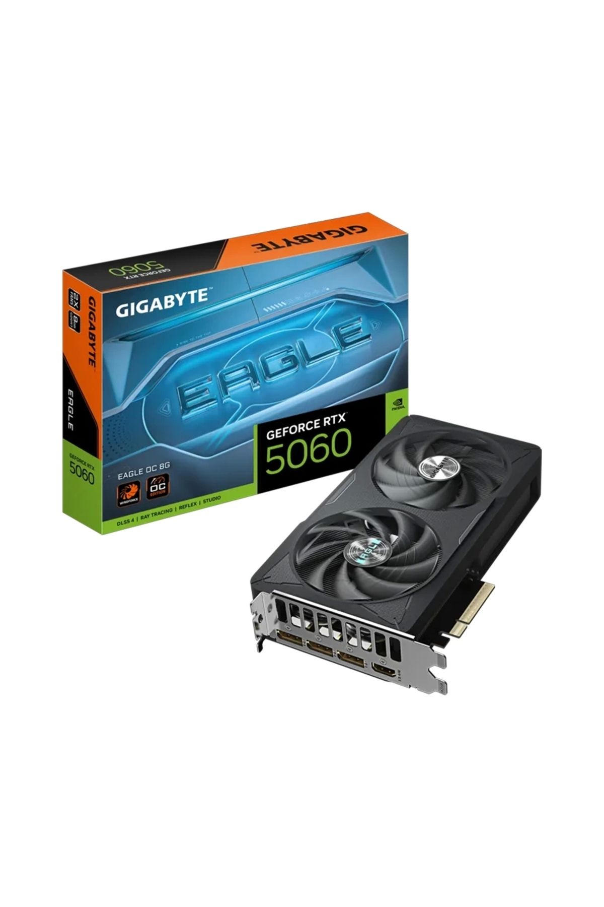 Gigabyte GeForce RTX 5060 Eagle OC 8GB DLSS4 128 Bit GDDR7 Ekran Kartı