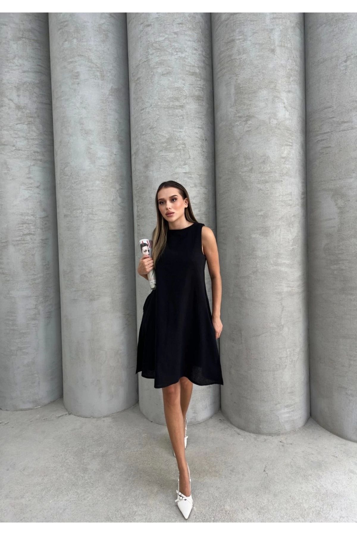 BellevieStore Çan kısa elbise
