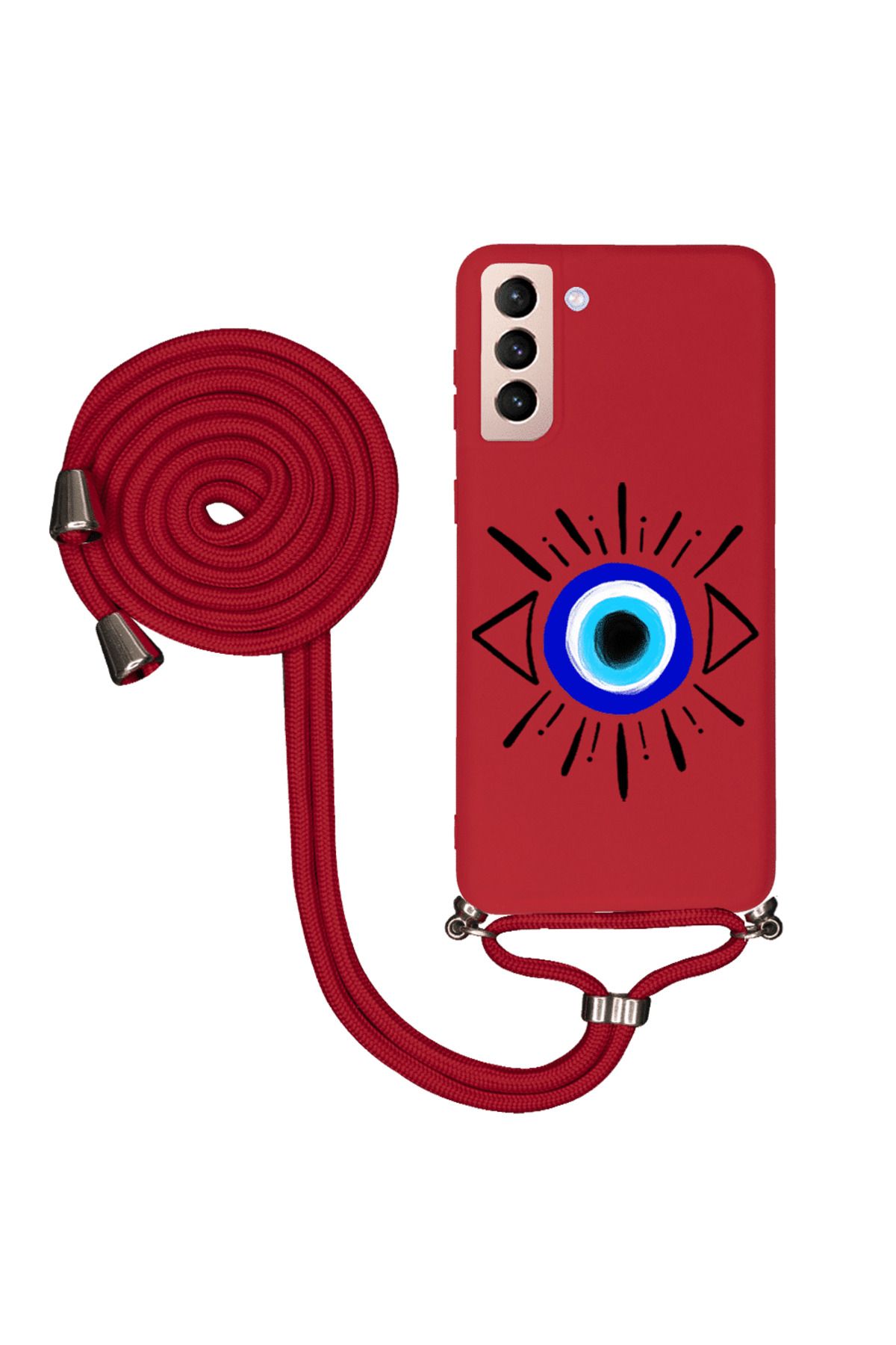 Royaleks Samsung S21 Plus İpli Lansman Kılıf - Eyes 2