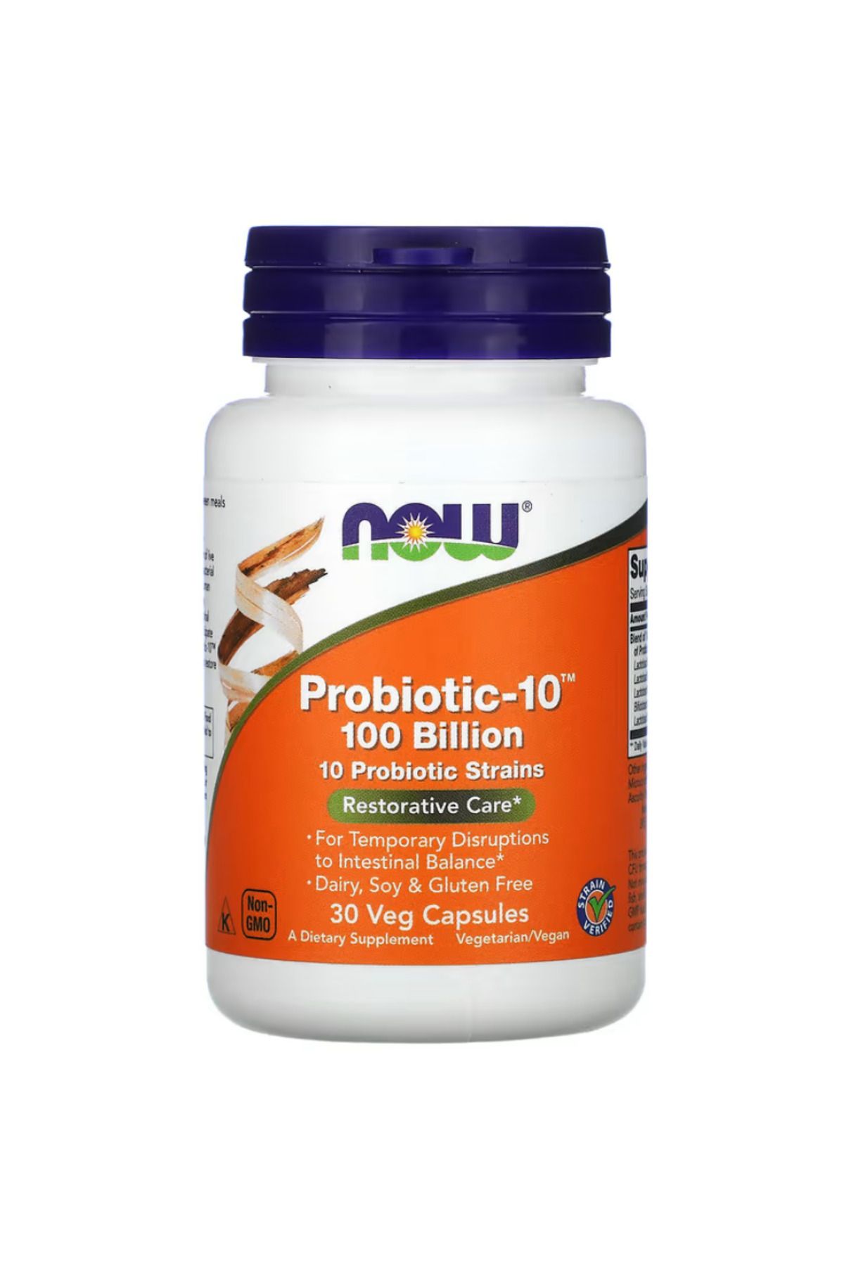 Now Foods , Probiotic-10, 100 Billion, 30 Veg Capsules