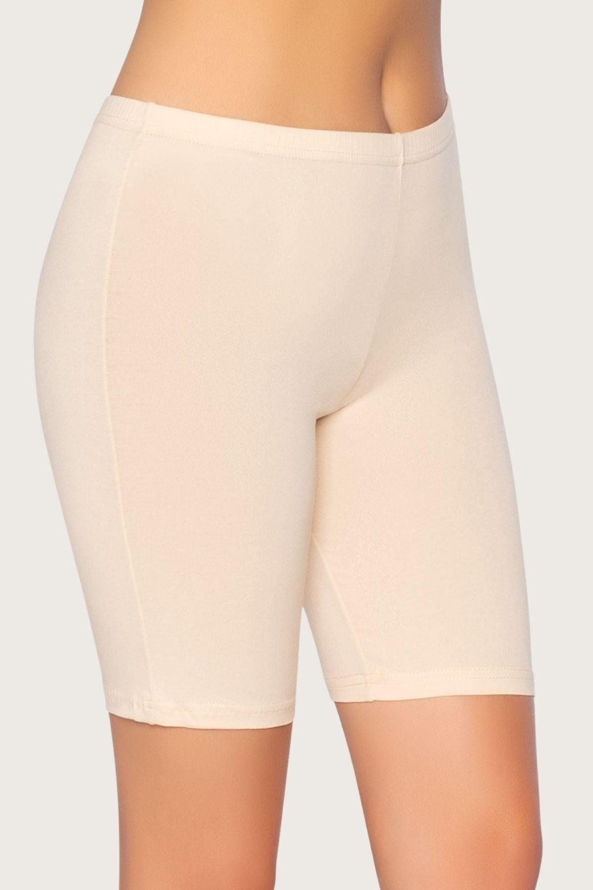 Aria's Closet Penye Şort Tayt Kısa Günlük Kullanım ve Etek Altı Ten