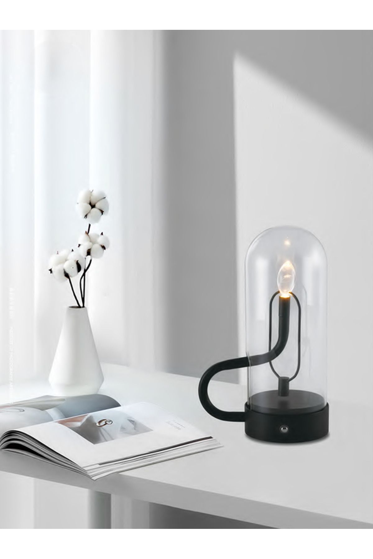 Home Led Işıklı Fanus
