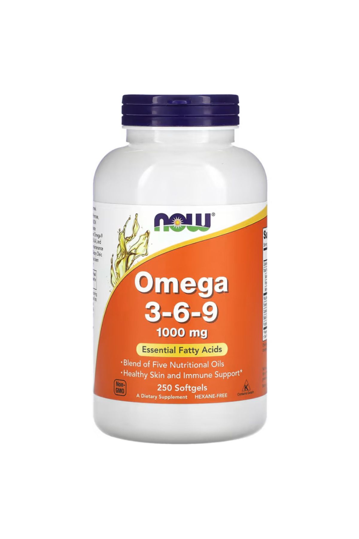 Now Foods , Omega 3-6-9, 1,000 mg, 250 Softgels (500 mg per Softgel)