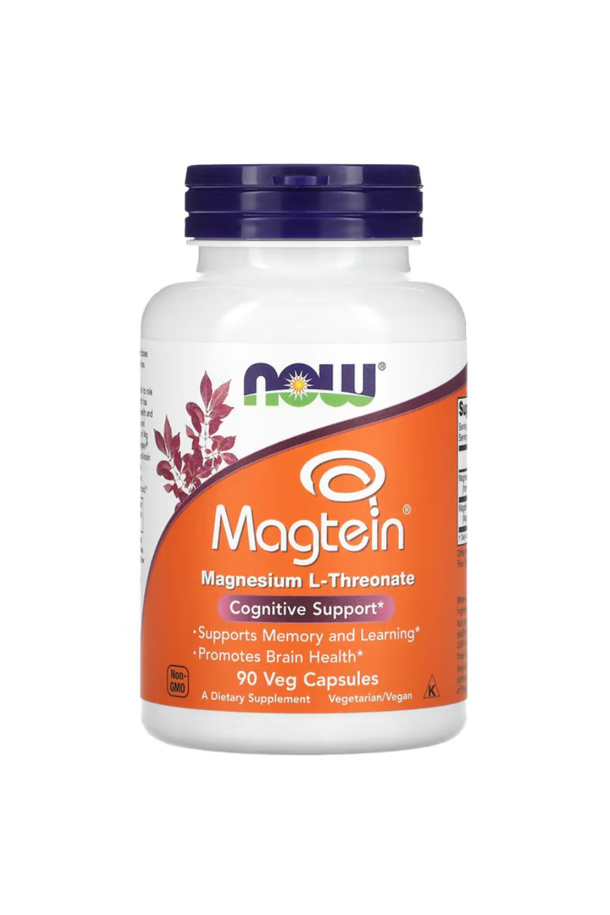 Now Foods , Magtein, Magnesium L-Threonate, 90 Veg Capsules