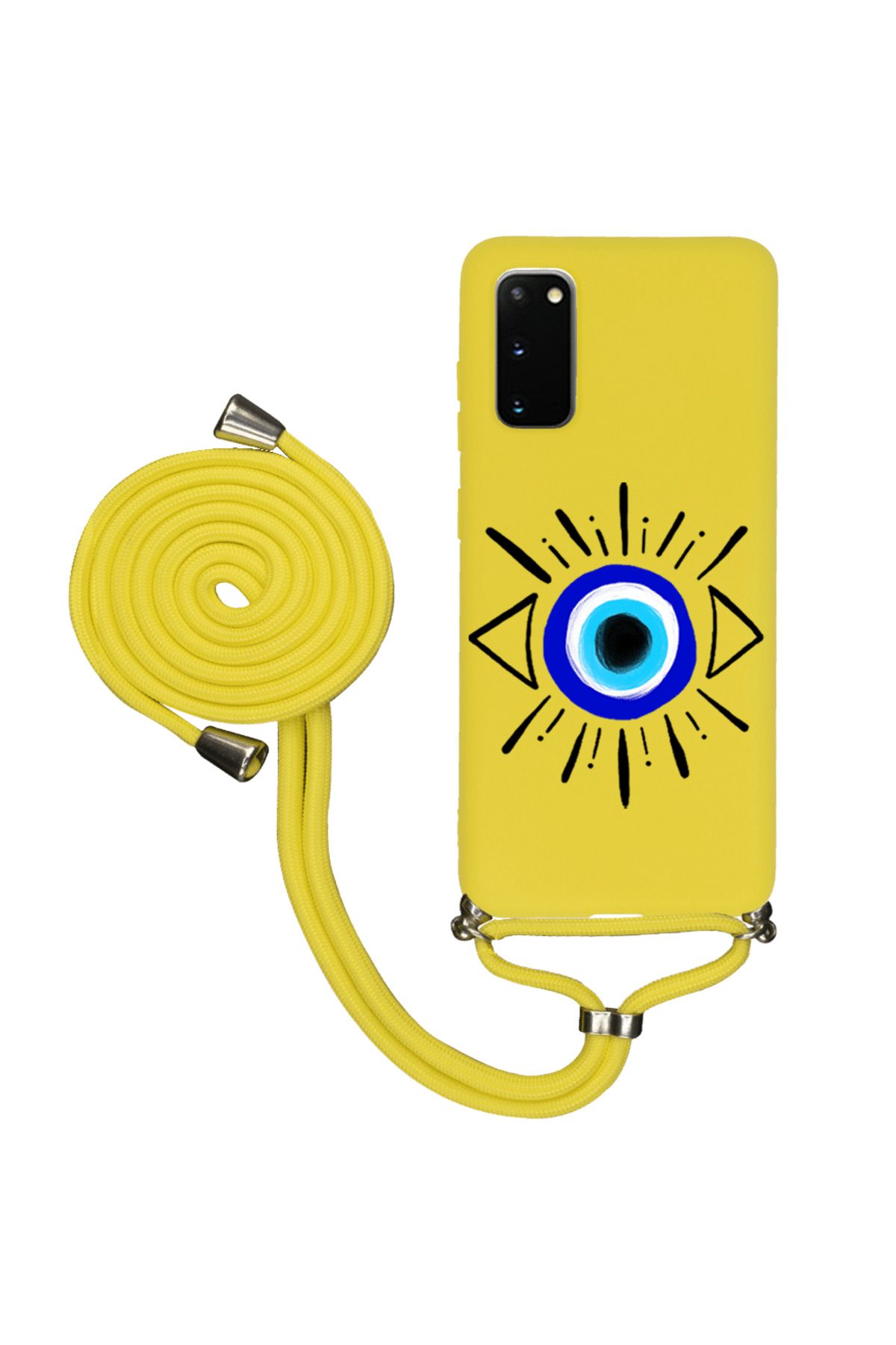 Royaleks Samsung S20 Plus İpli Lansman Kılıf - Eyes 2