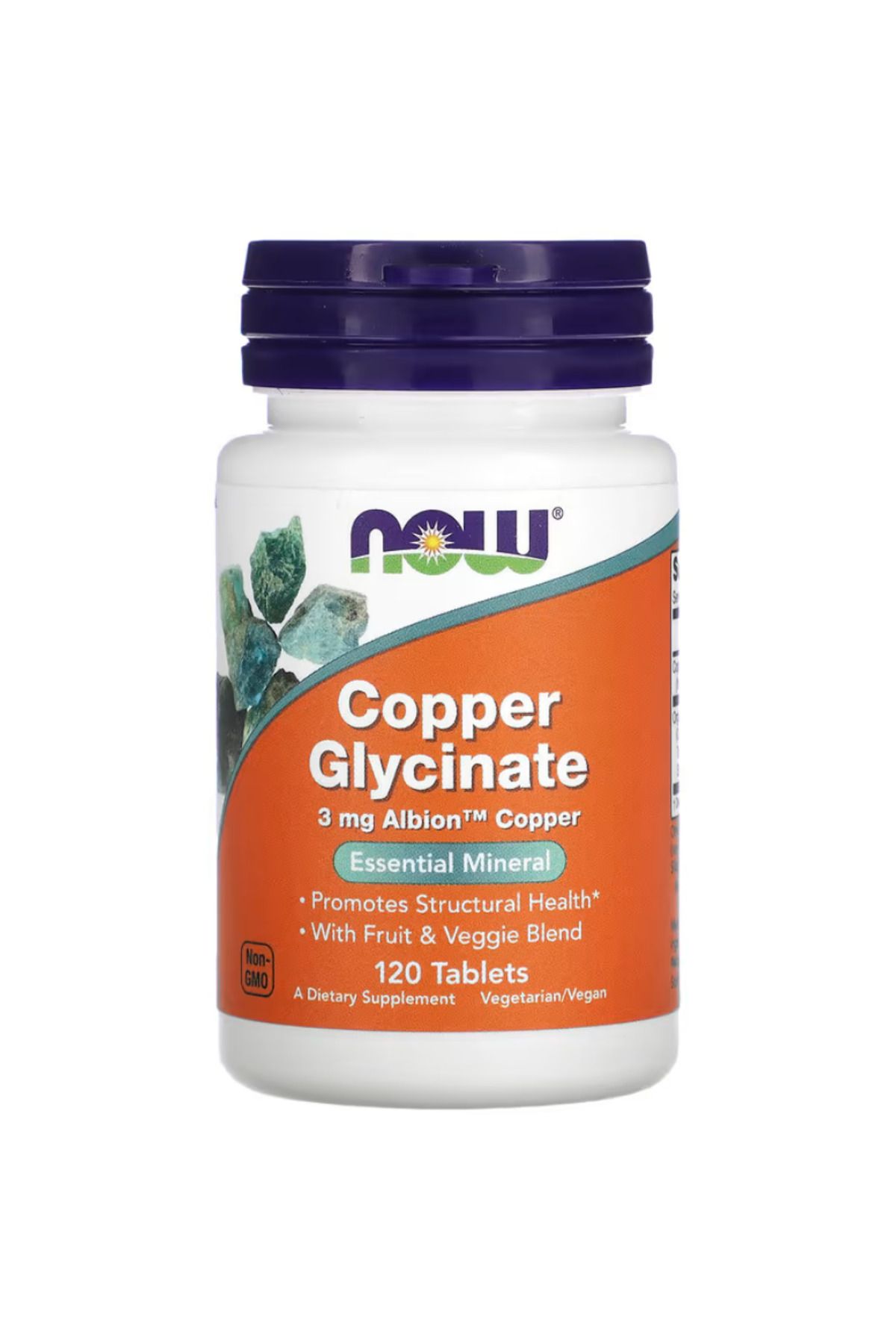 Now Foods , Copper Glycinate, 3 mg, 120 Tablets