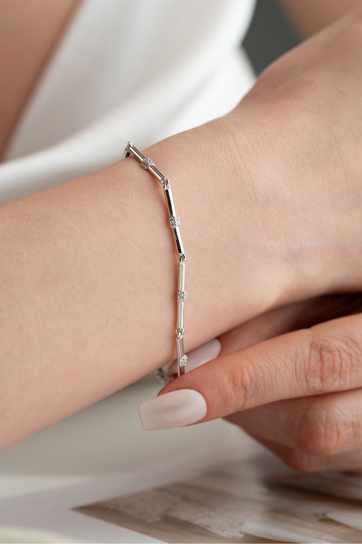 Silvano Jewelry 925 Ayar Gümüş Trend Bileklik