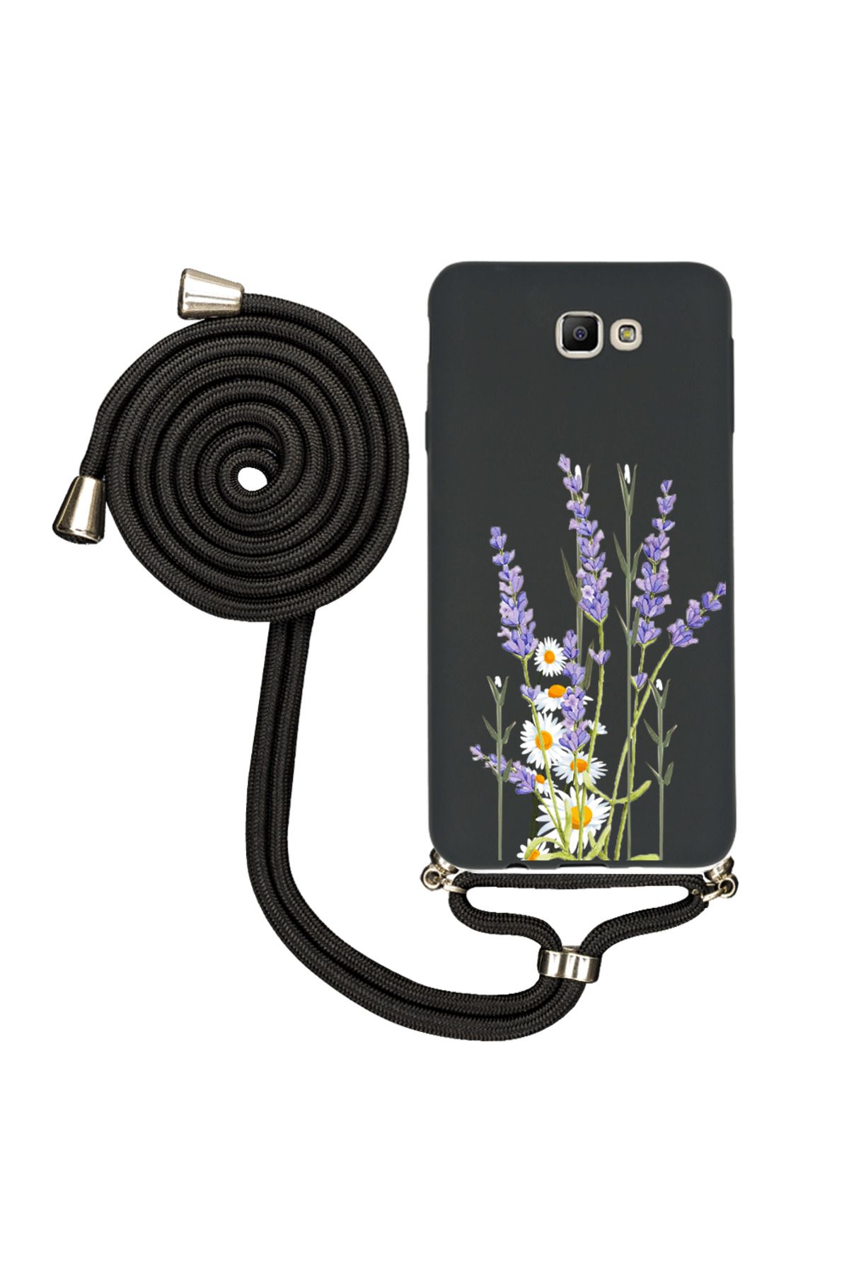 Royaleks Samsung J7 Prime İpli Lansman Kılıf - Lavanta Mix