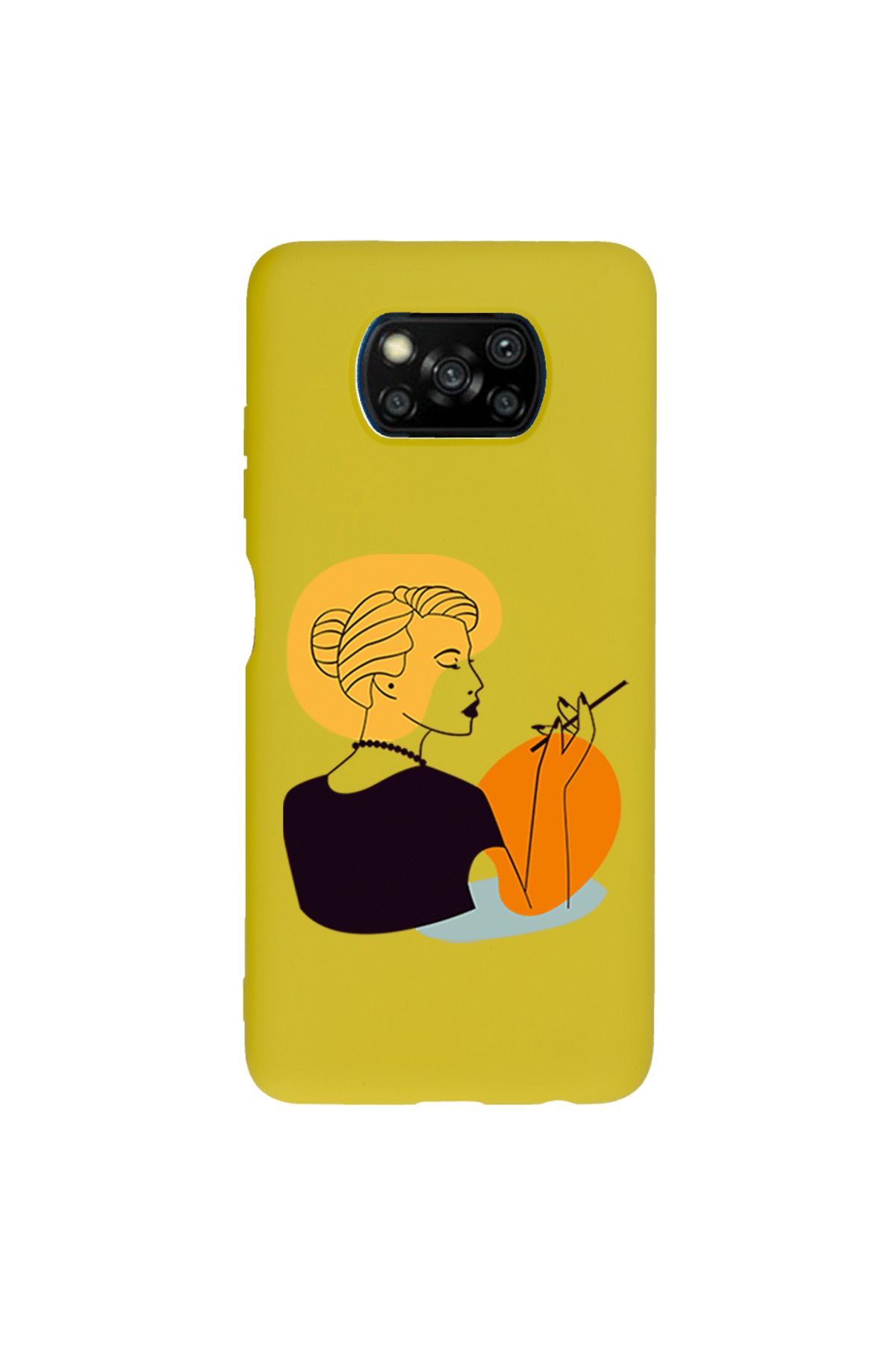 Royaleks Xiaomi Poco X3 Lansman Kılıf - Art Woman 2