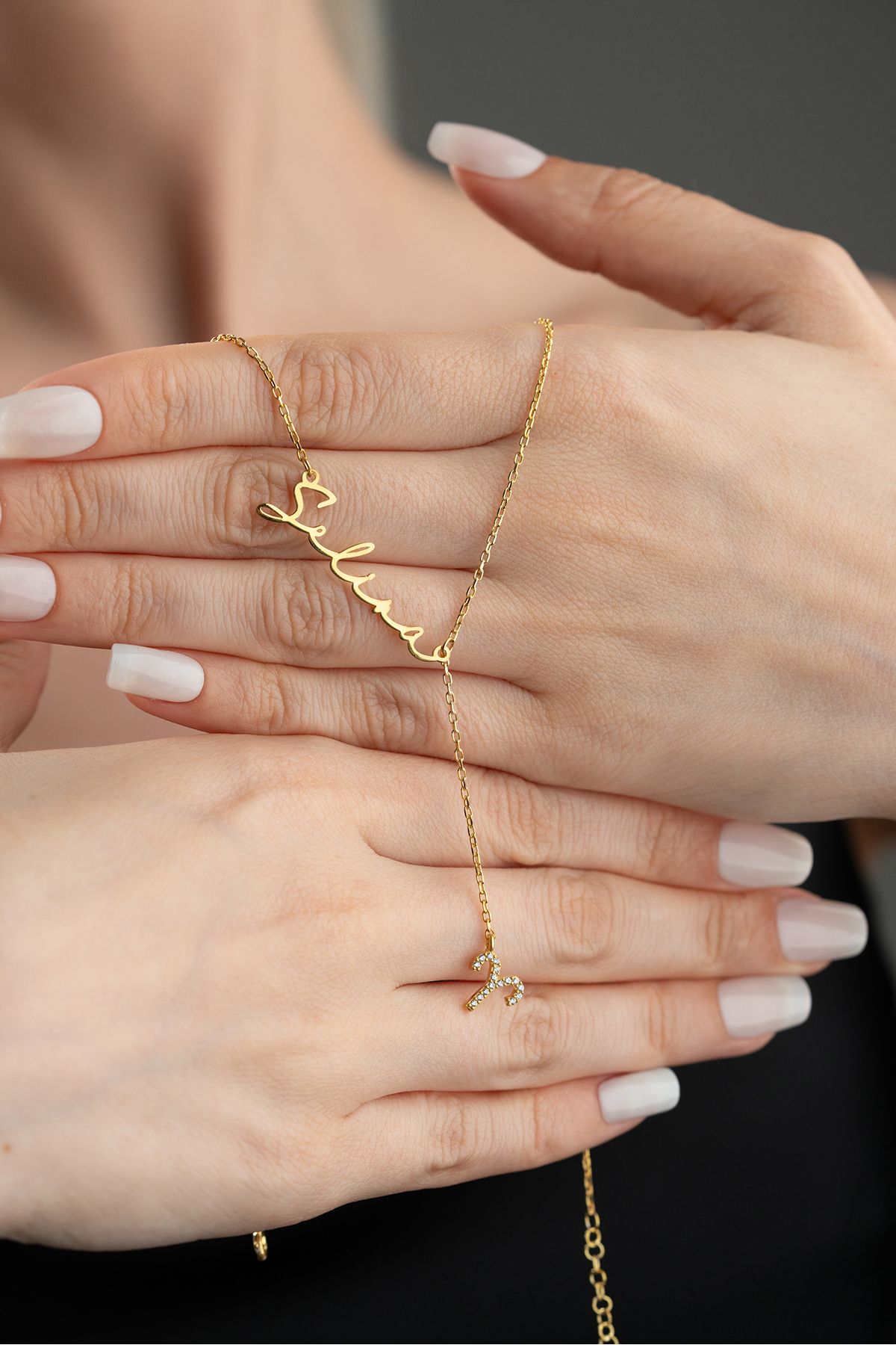 Silvano Jewelry 925 Ayar Gümüş Kişiye Özel İsimli Kolye