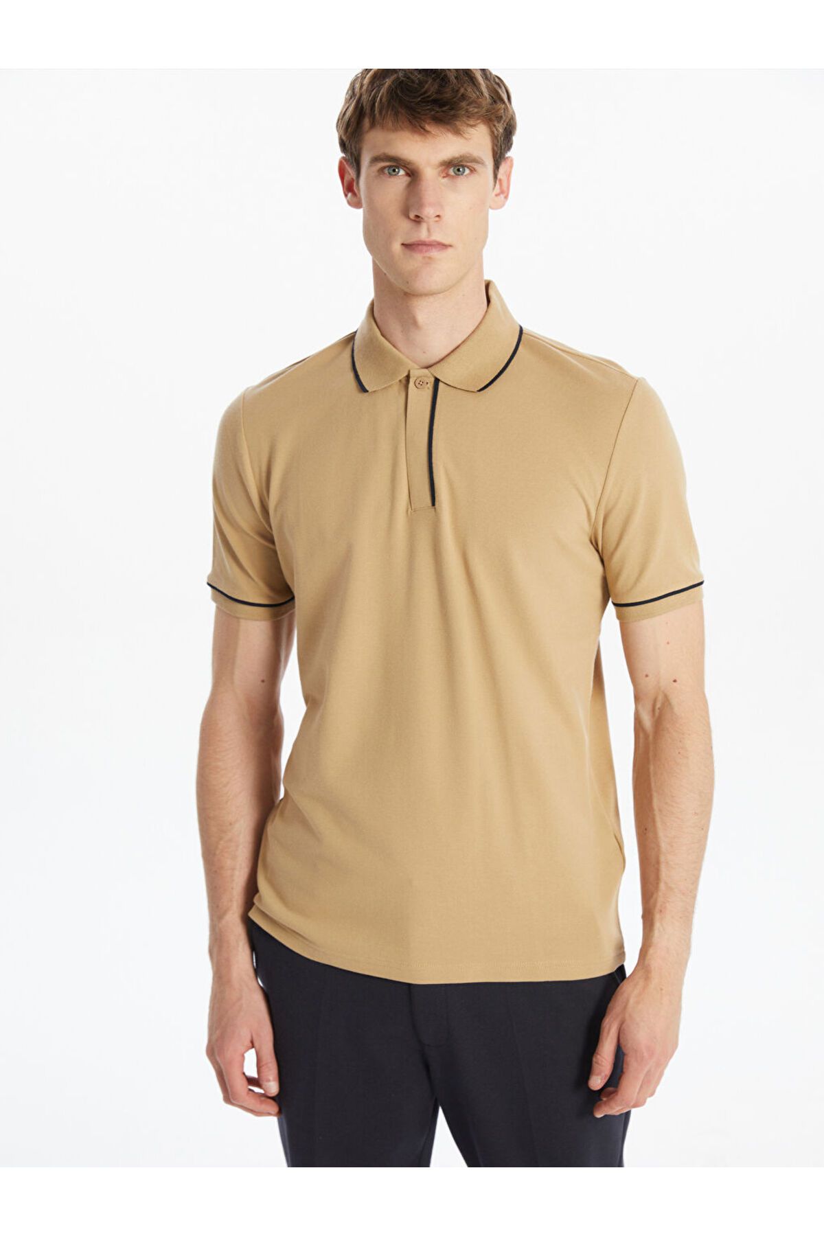 LC Waikiki Yeni Sezon Polo Yaka Kisa Kollu Erkek Tisort - S5O069Z8