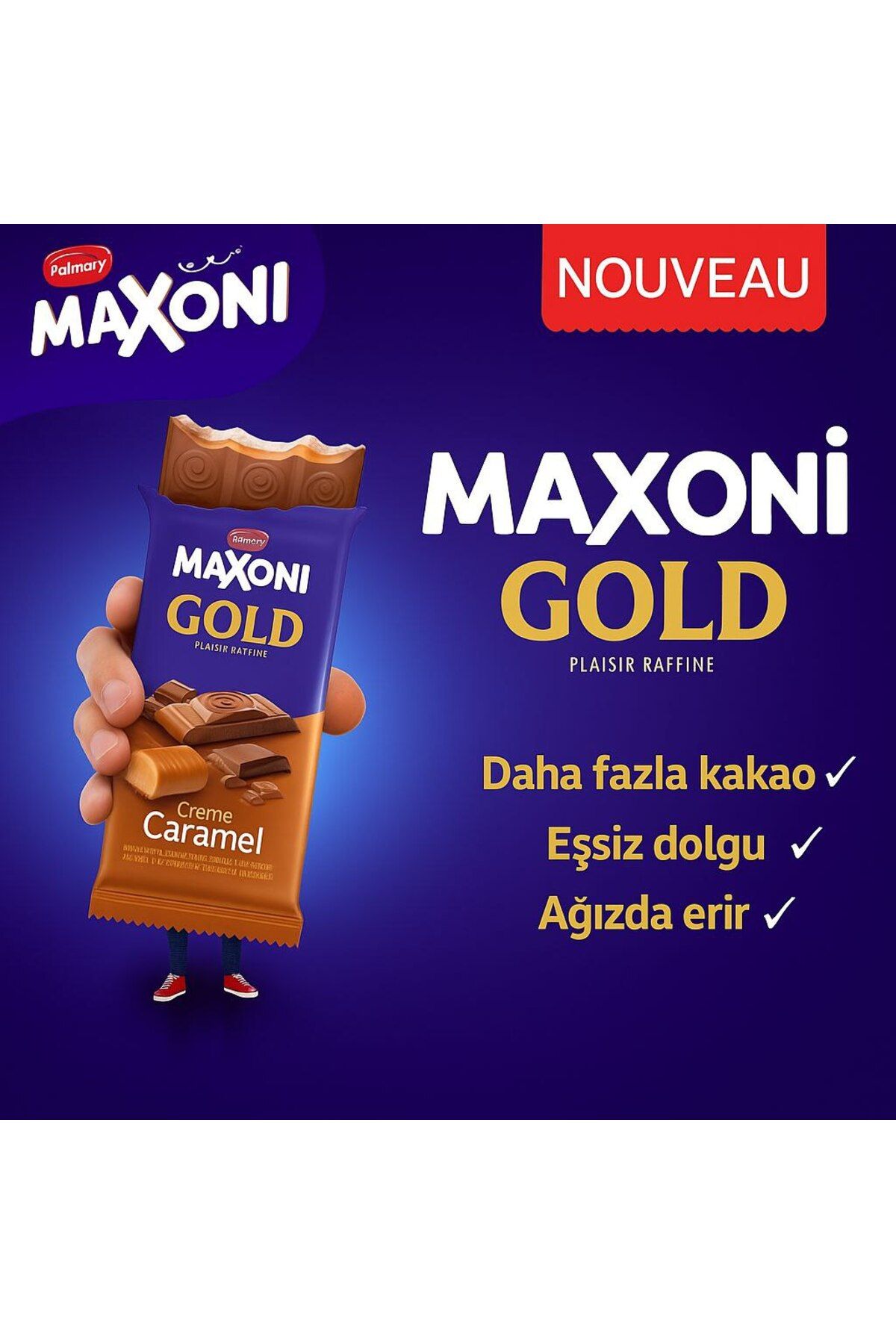 palmary maxon gold karamelli çikolata 100g